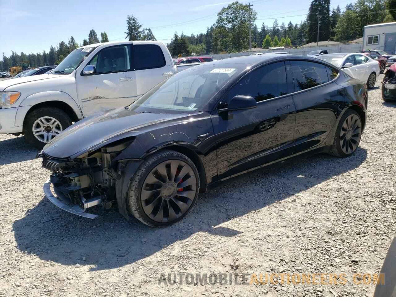 5YJ3E1EC3MF049160 TESLA MODEL 3 2021