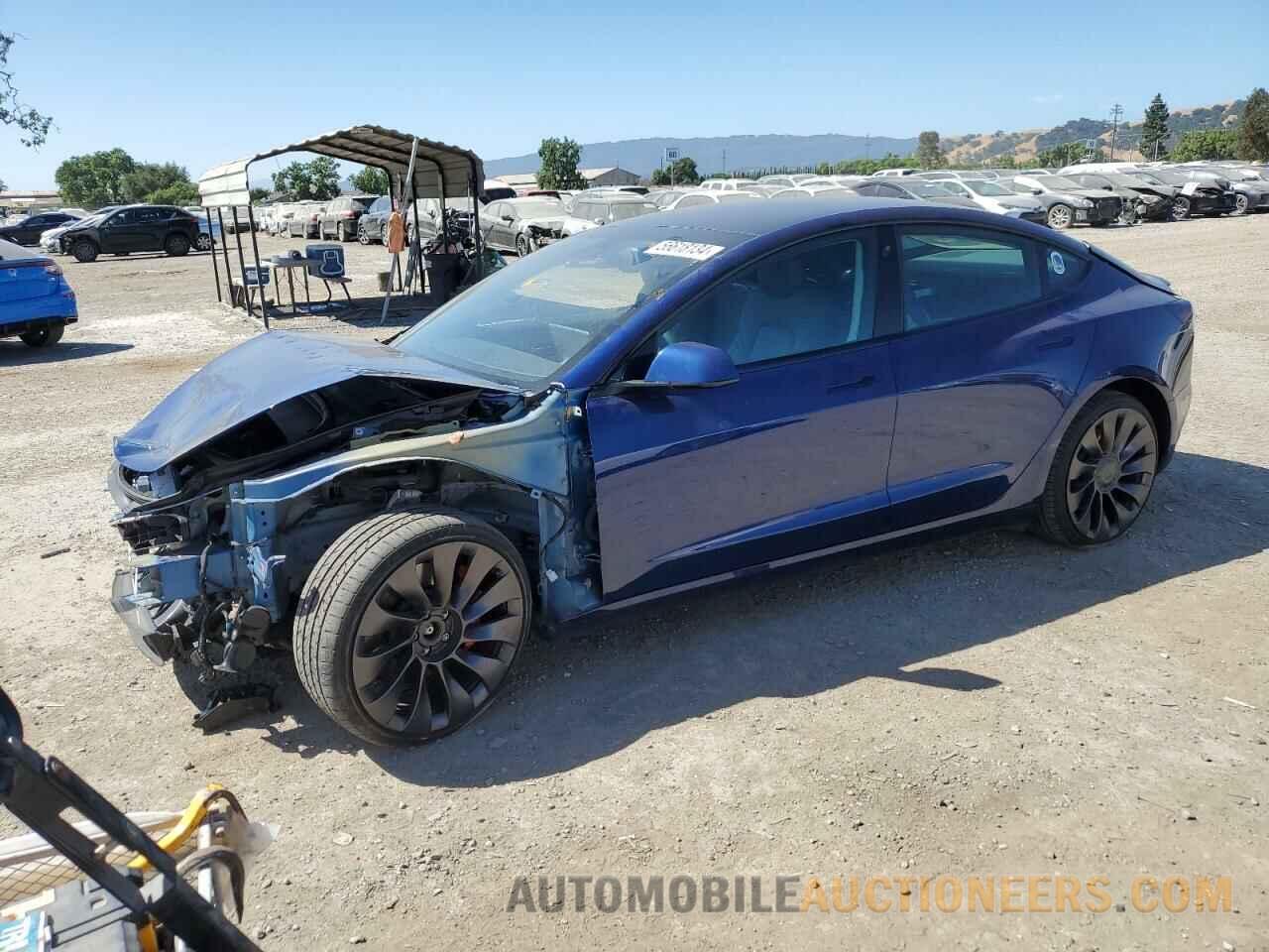 5YJ3E1EC3MF055783 TESLA MODEL 3 2021