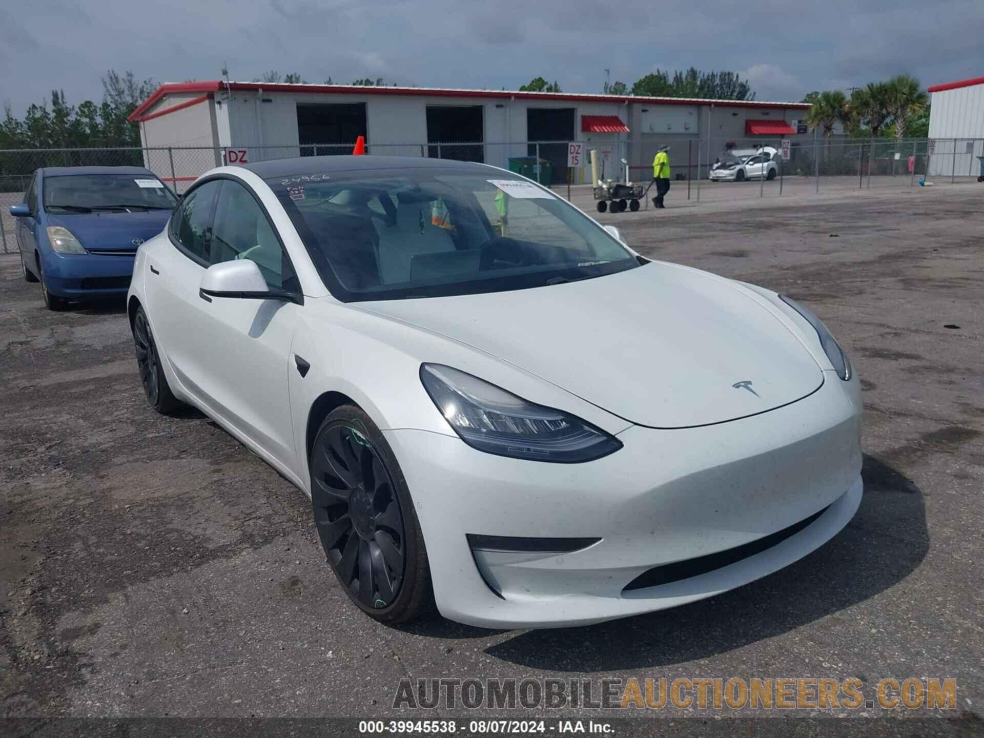 5YJ3E1EC3MF849778 TESLA MODEL 3 2021