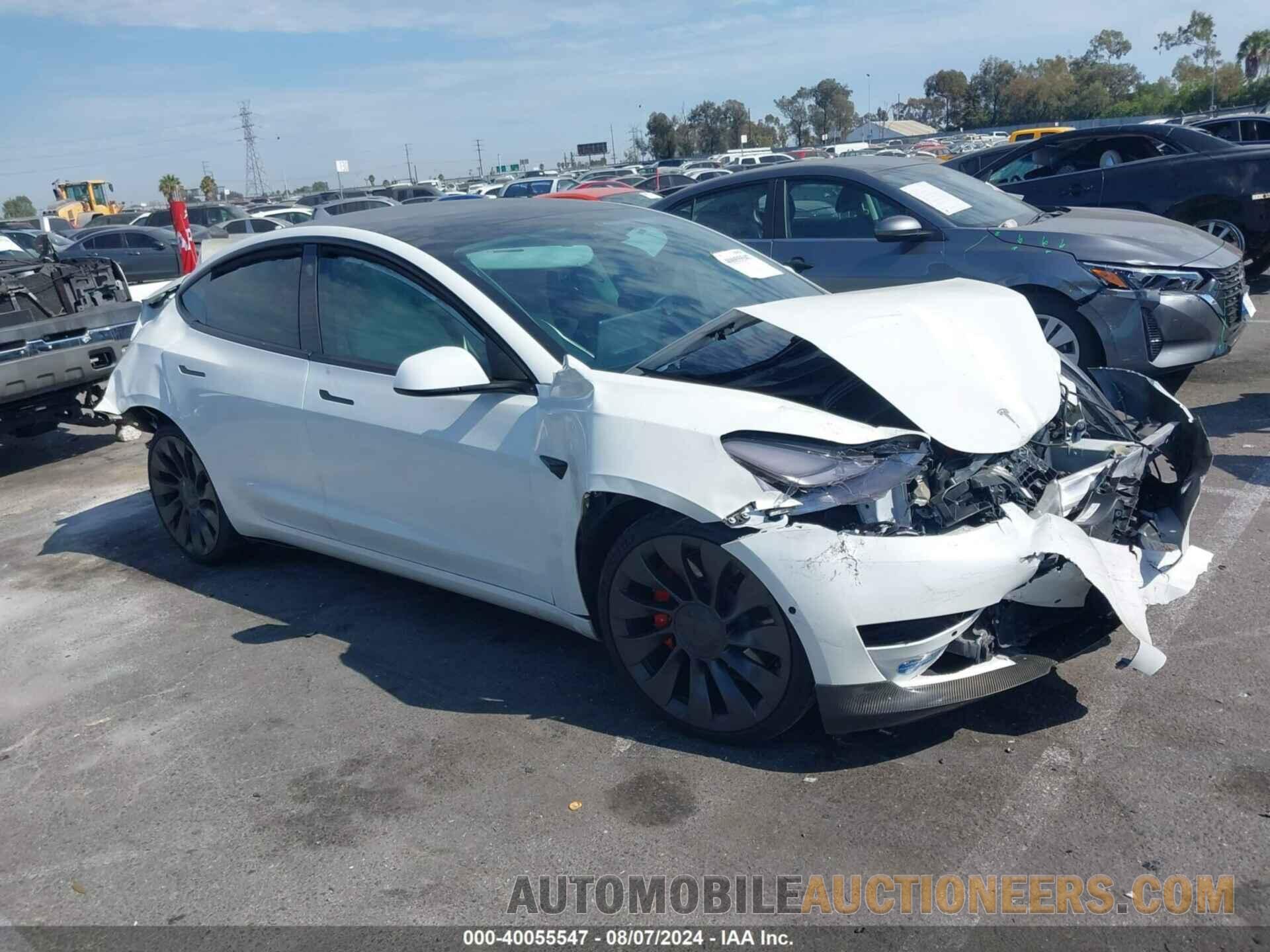 5YJ3E1EC3MF849800 TESLA MODEL 3 2021