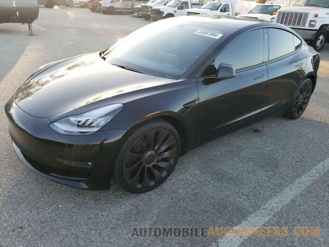 5YJ3E1EC3MF849814 TESLA MODEL 3 2021