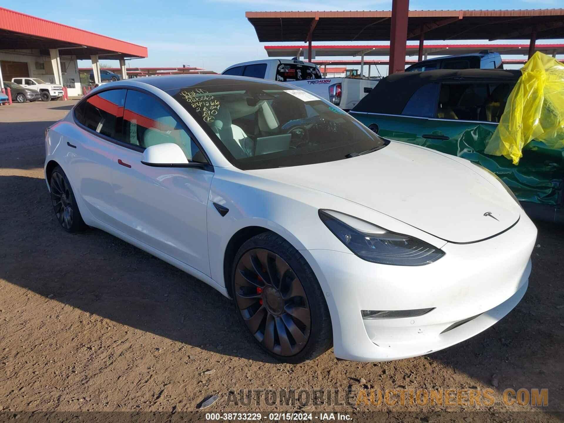 5YJ3E1EC3MF926262 TESLA MODEL 3 2021