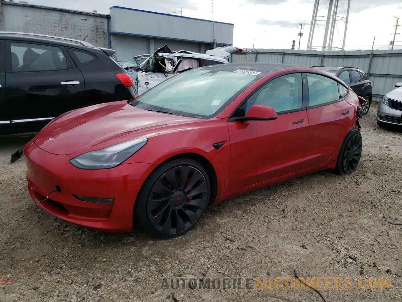 5YJ3E1EC3MF976157 TESLA MODEL 3 2021