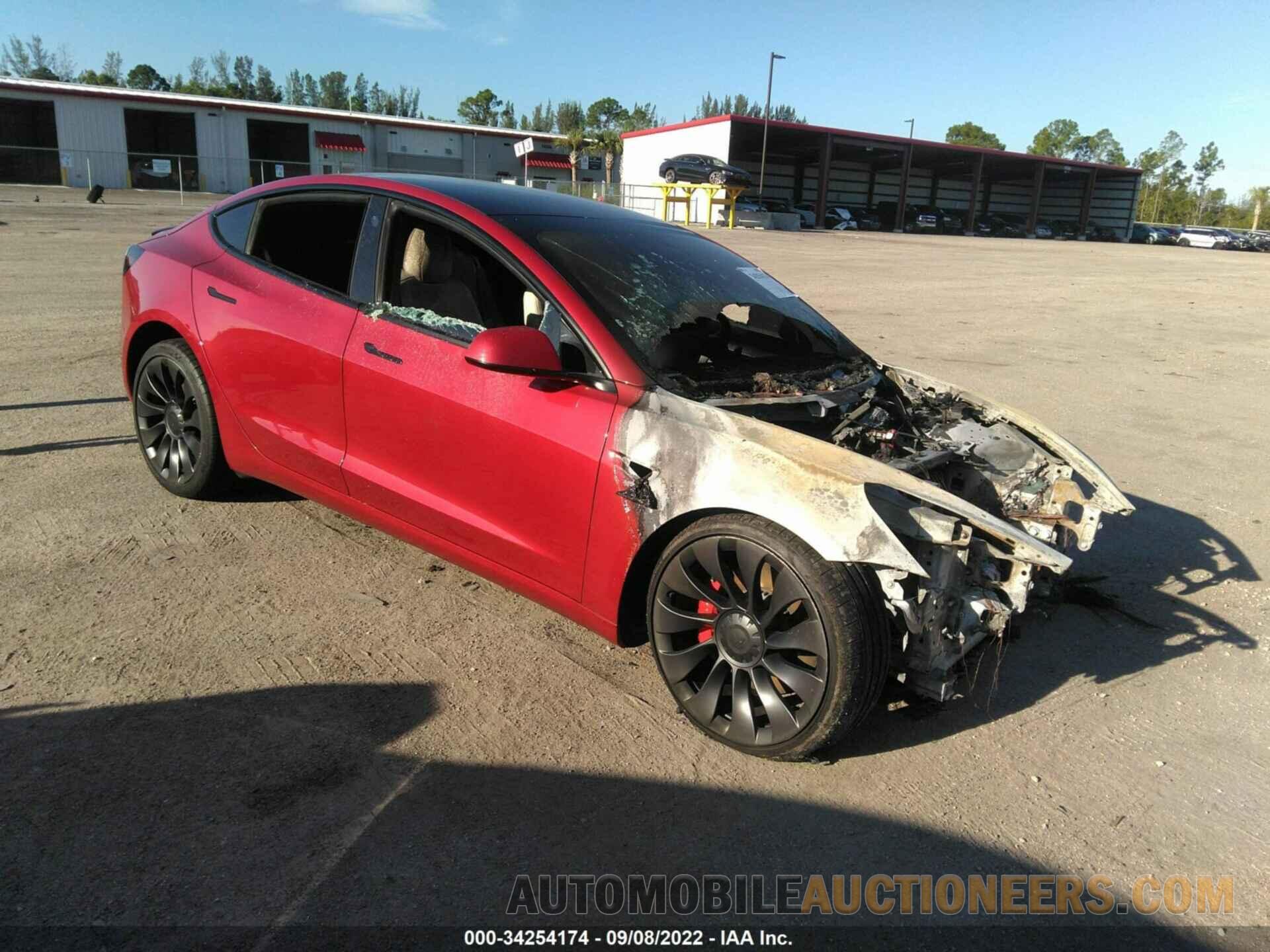 5YJ3E1EC3MF984999 TESLA MODEL 3 2021