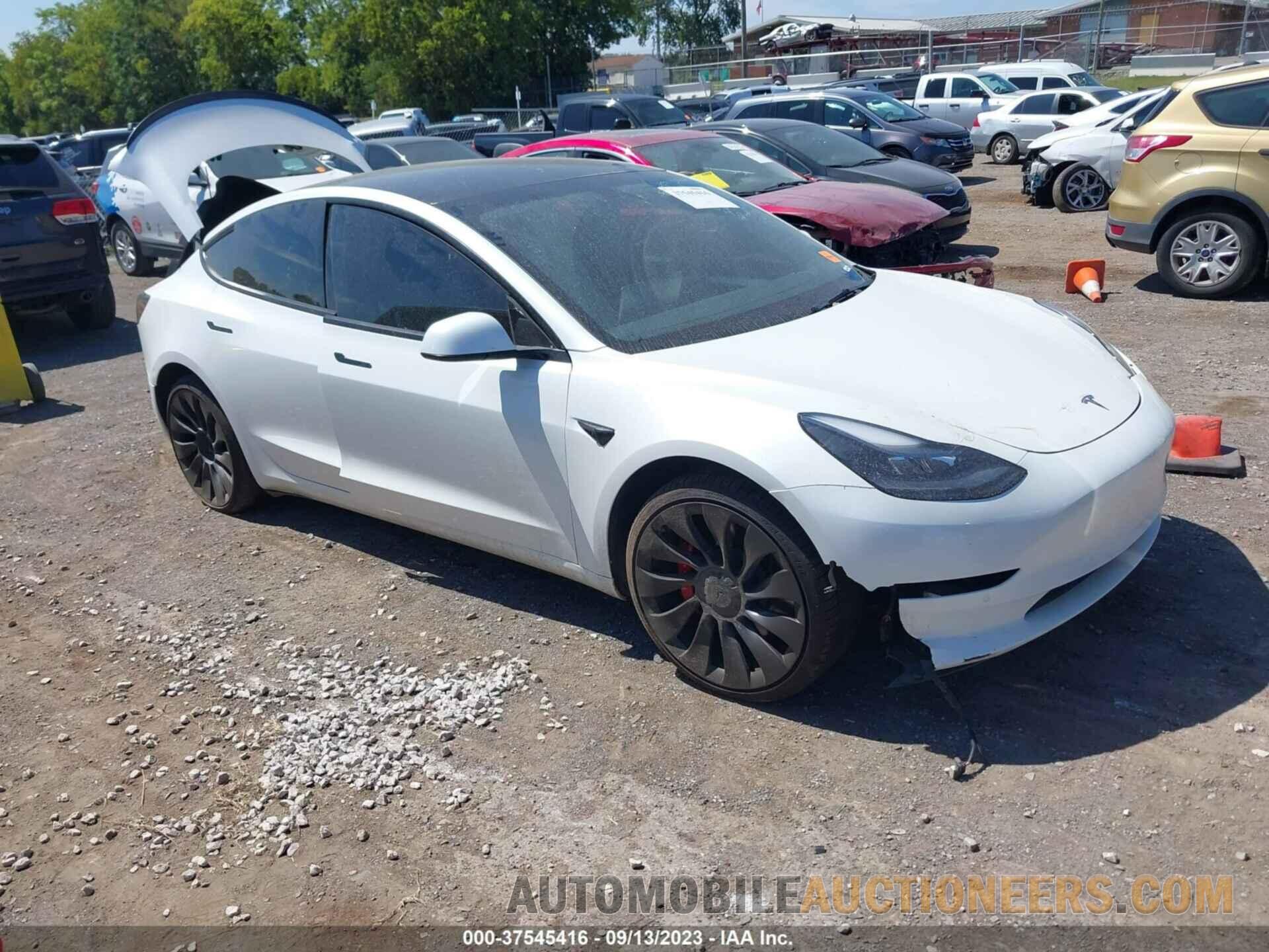 5YJ3E1EC3NF123565 TESLA MODEL 3 2022