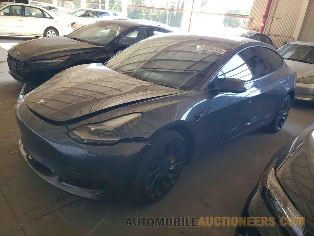 5YJ3E1EC3NF134890 TESLA MODEL 3 2022