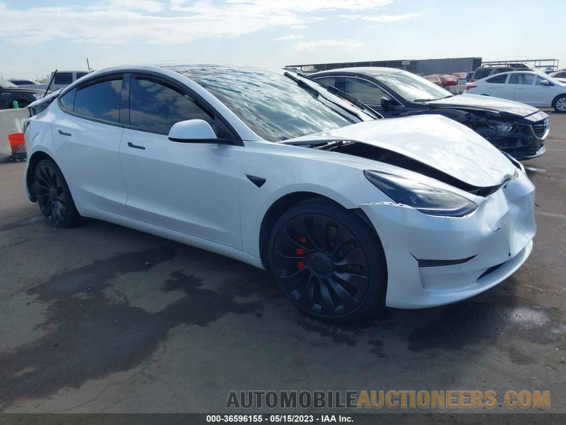 5YJ3E1EC3NF156789 TESLA MODEL 3 2022