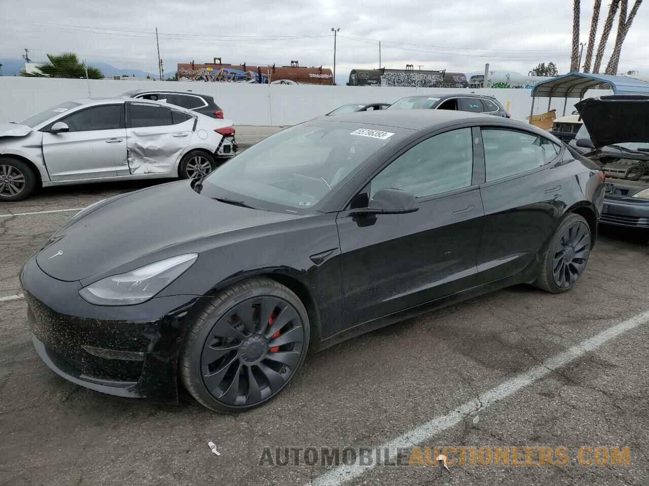 5YJ3E1EC3NF202542 TESLA MODEL 3 2022