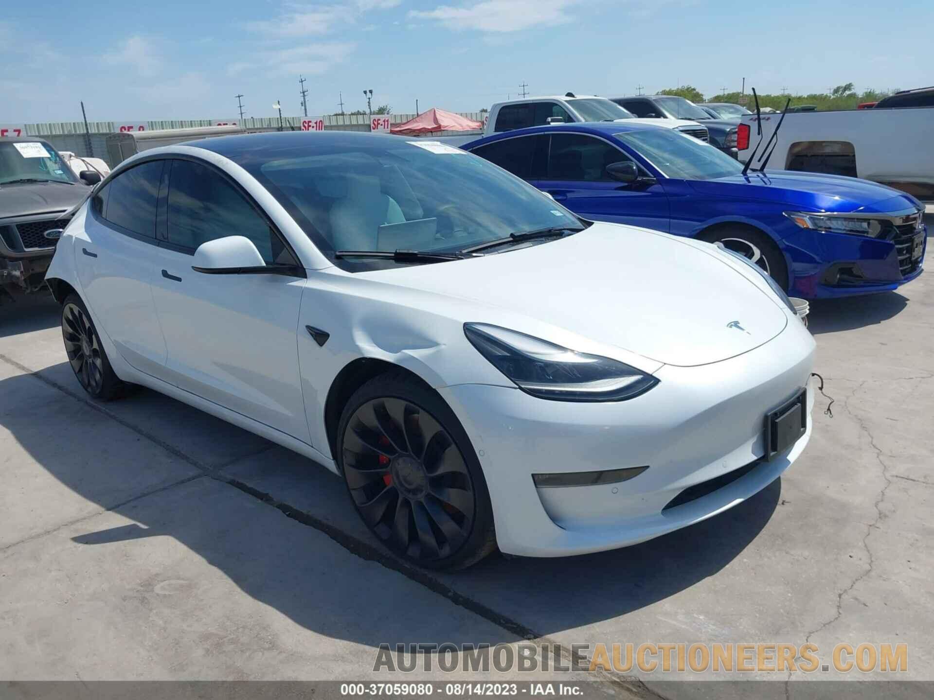 5YJ3E1EC3NF293912 TESLA MODEL 3 2022