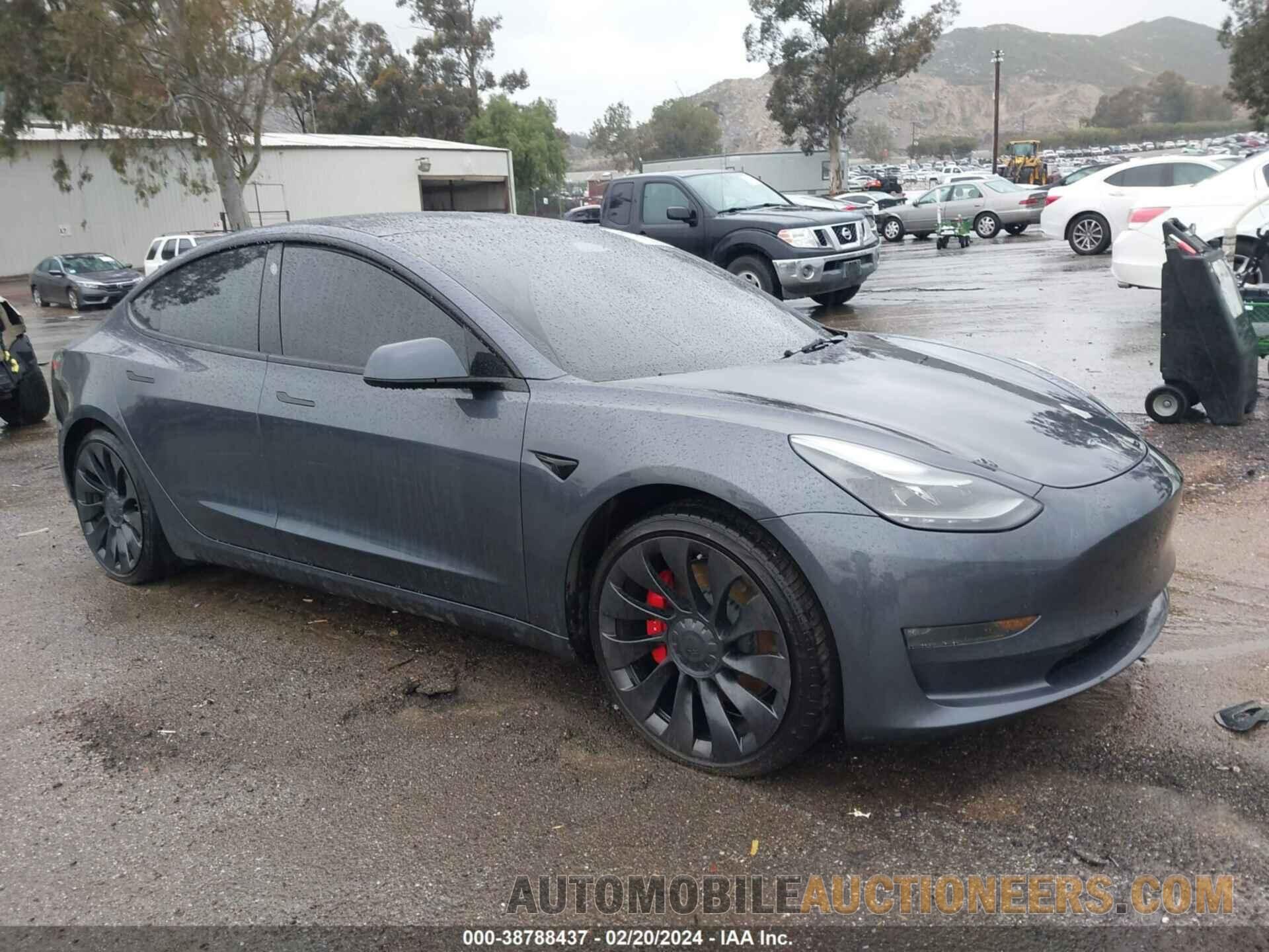 5YJ3E1EC3NF294512 TESLA MODEL 3 2022