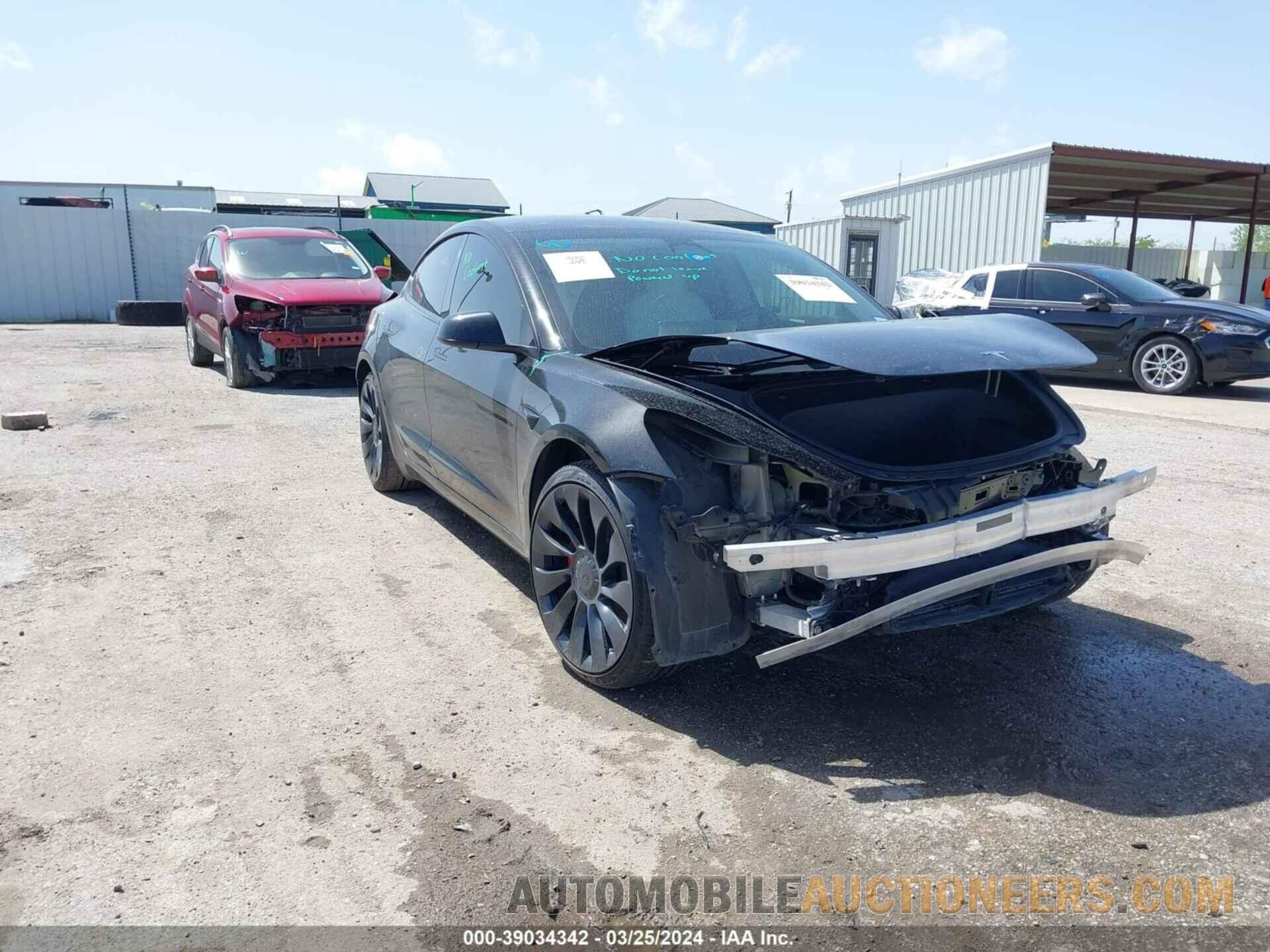 5YJ3E1EC3NF329940 TESLA MODEL 3 2022