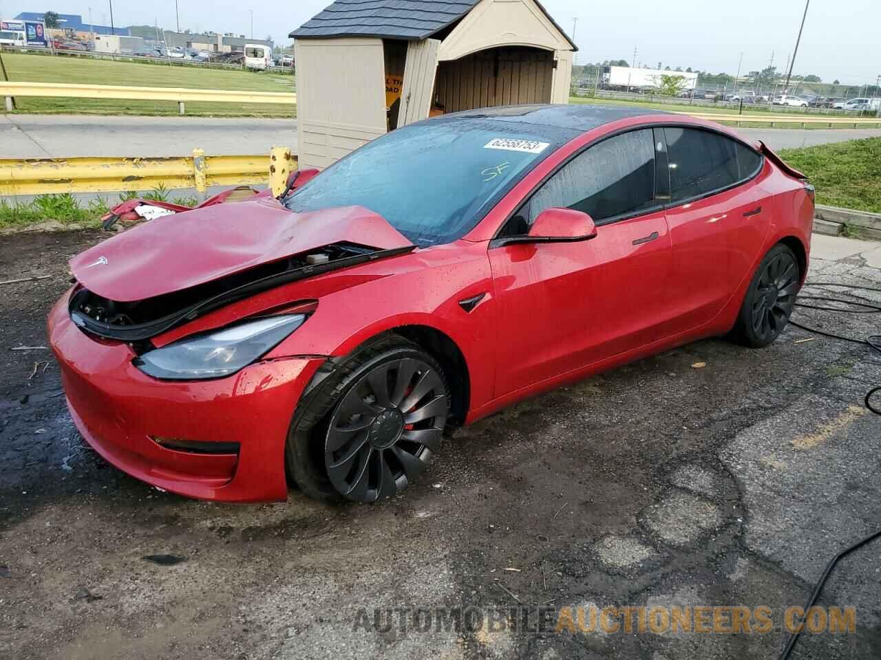 5YJ3E1EC4MF044193 TESLA MODEL 3 2021