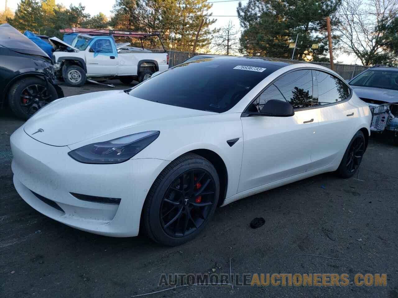 5YJ3E1EC4MF050608 TESLA MODEL 3 2021