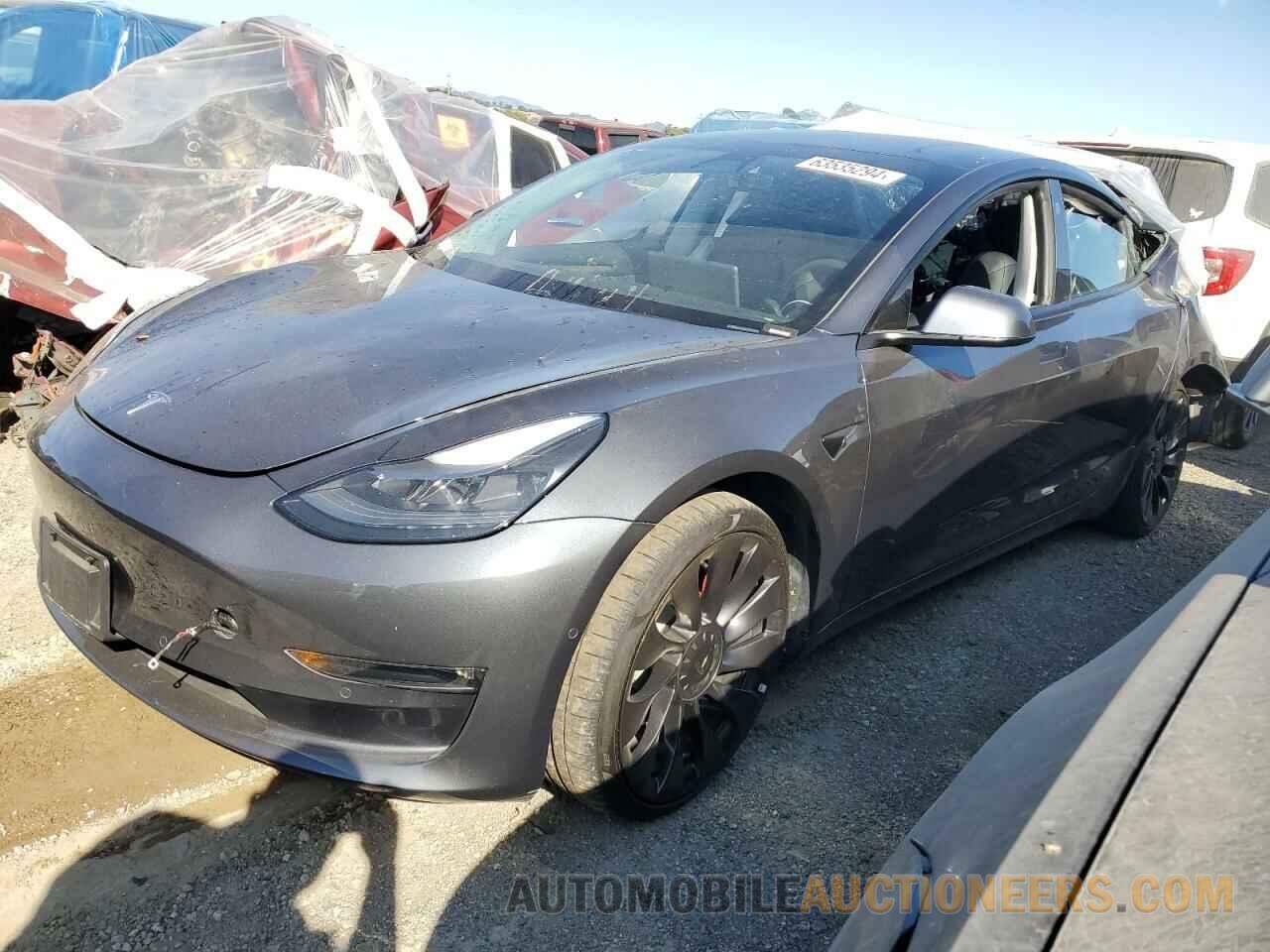 5YJ3E1EC4MF077839 TESLA MODEL 3 2021