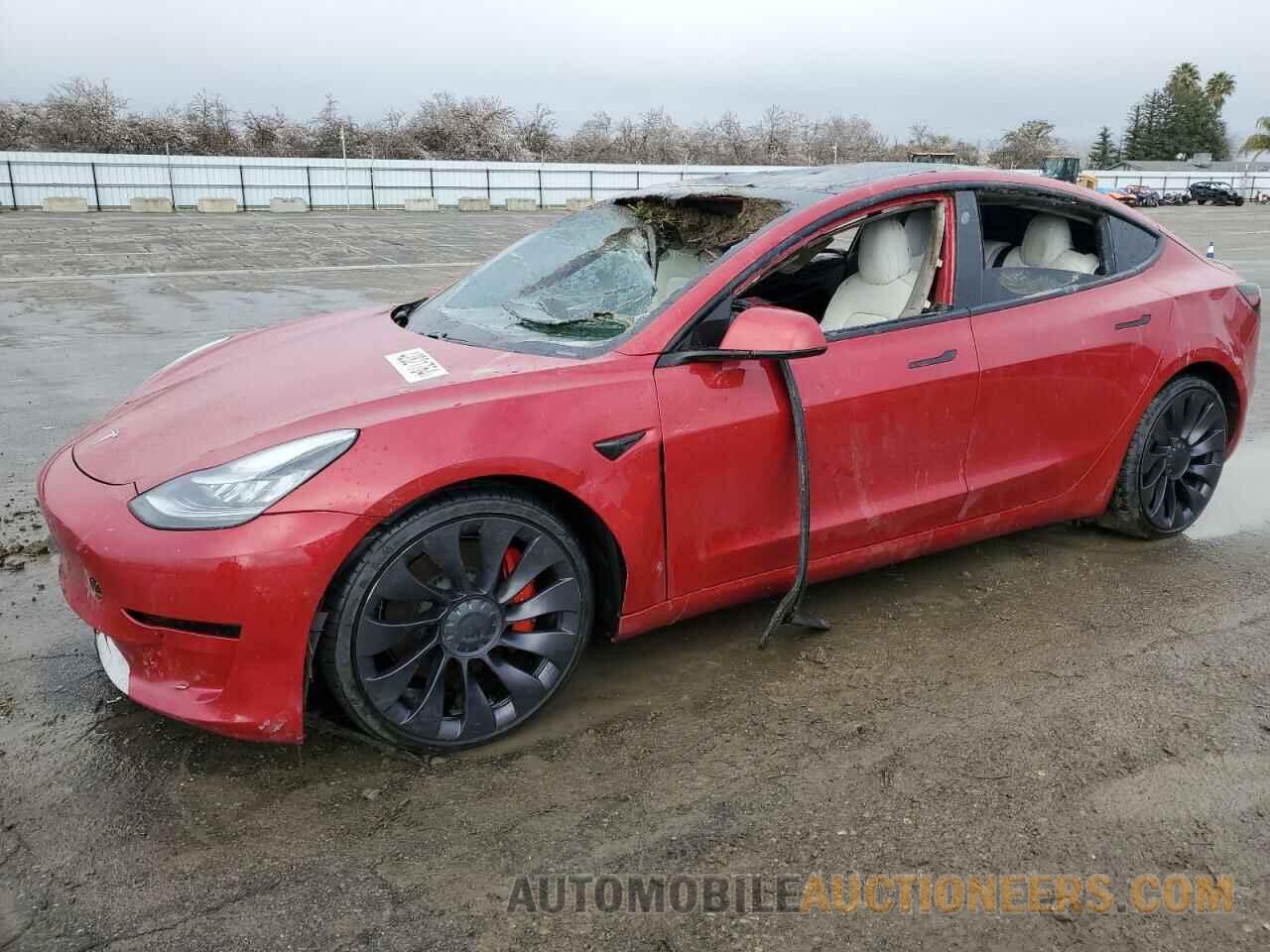 5YJ3E1EC4MF850700 TESLA MODEL 3 2021