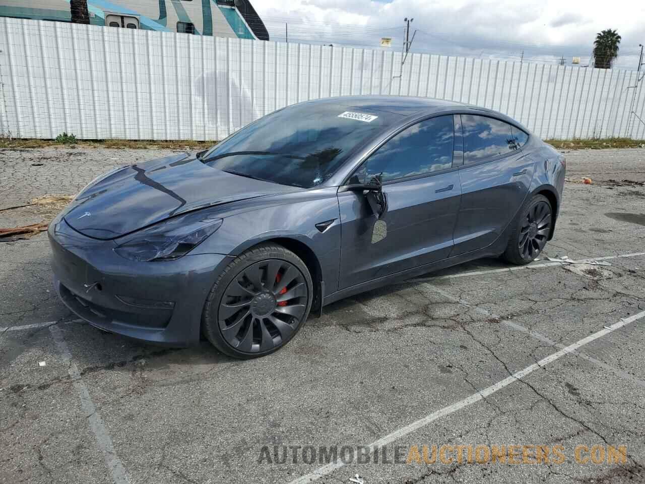 5YJ3E1EC4NF129052 TESLA MODEL 3 2022