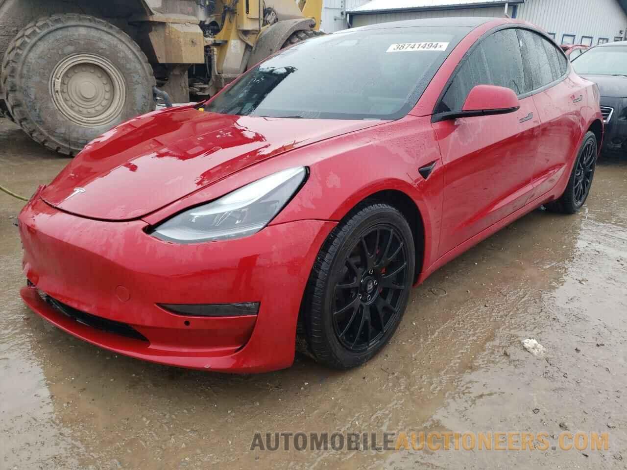 5YJ3E1EC4NF154355 TESLA MODEL 3 2022