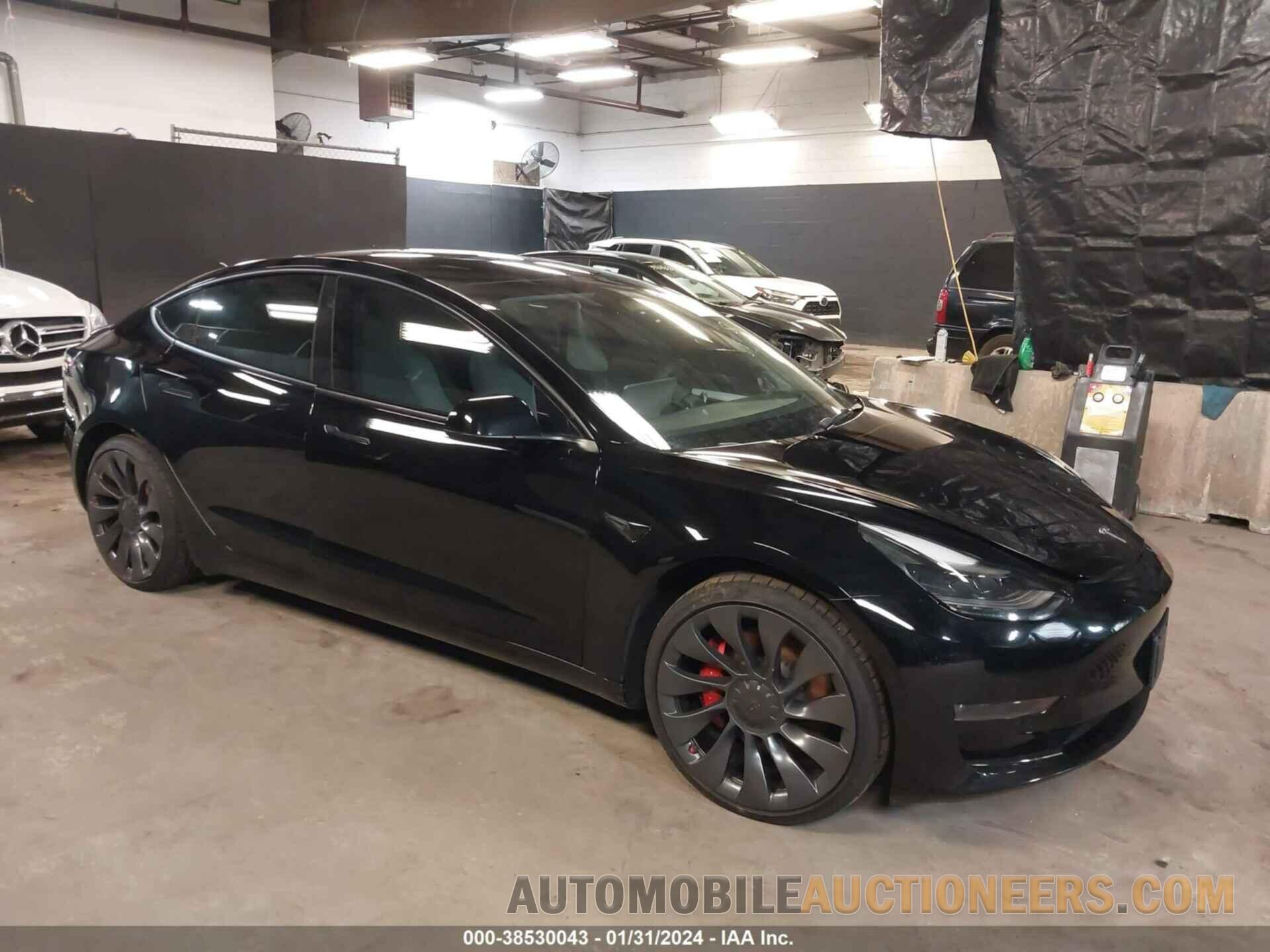 5YJ3E1EC4NF162908 TESLA MODEL 3 2022