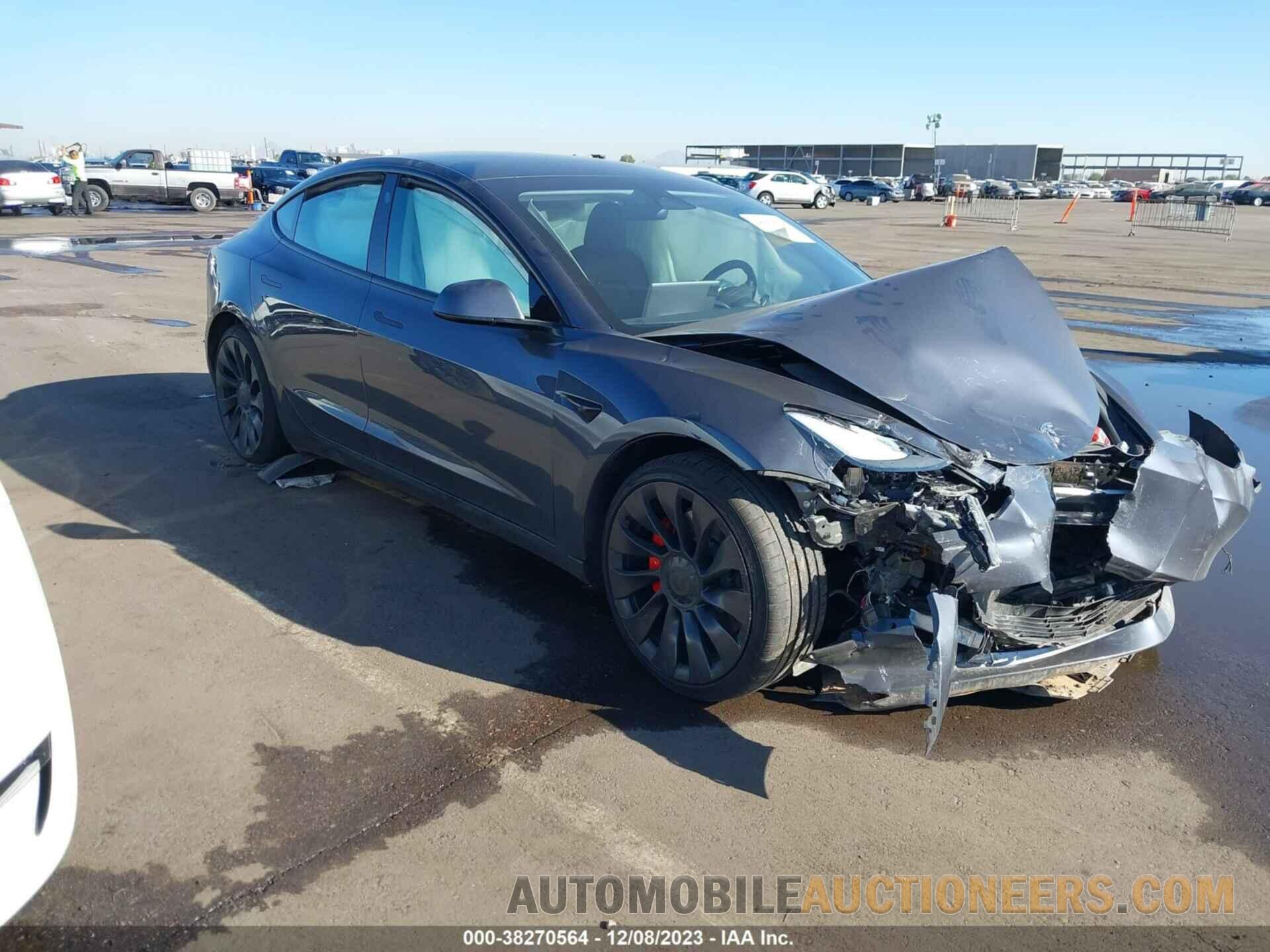 5YJ3E1EC4NF176534 TESLA MODEL 3 2022