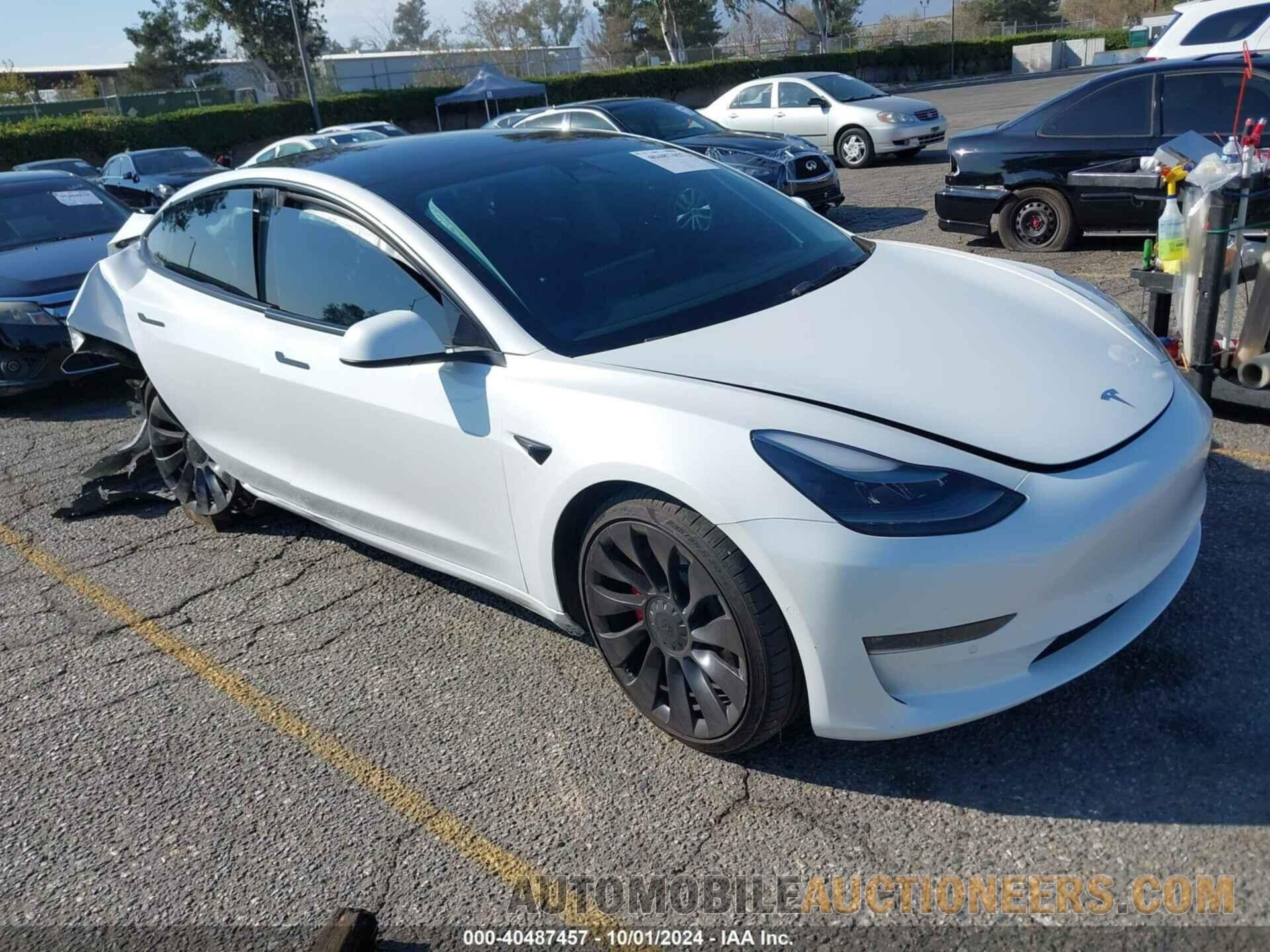 5YJ3E1EC4NF179188 TESLA MODEL 3 2022