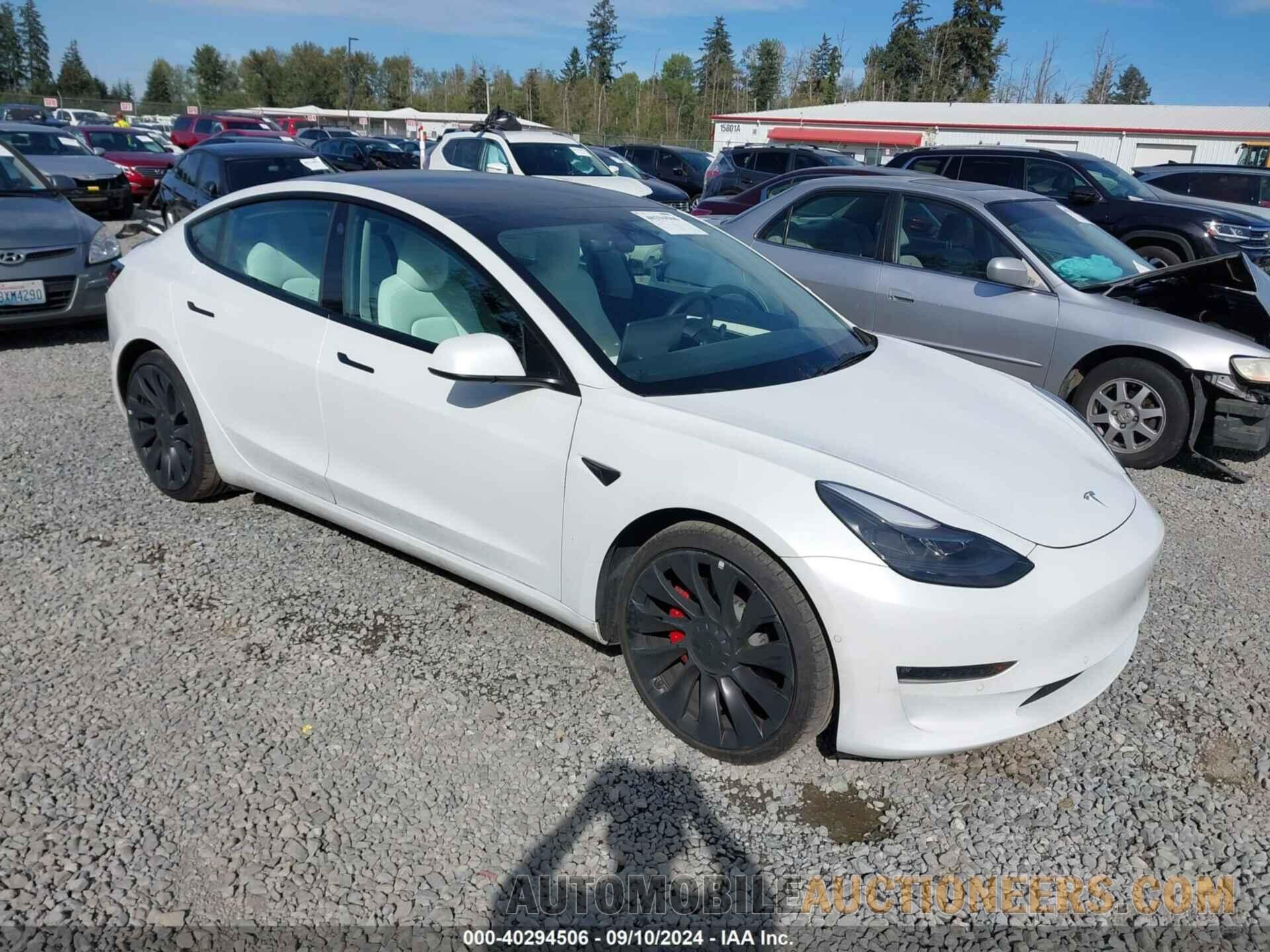 5YJ3E1EC4NF236554 TESLA MODEL 3 2022