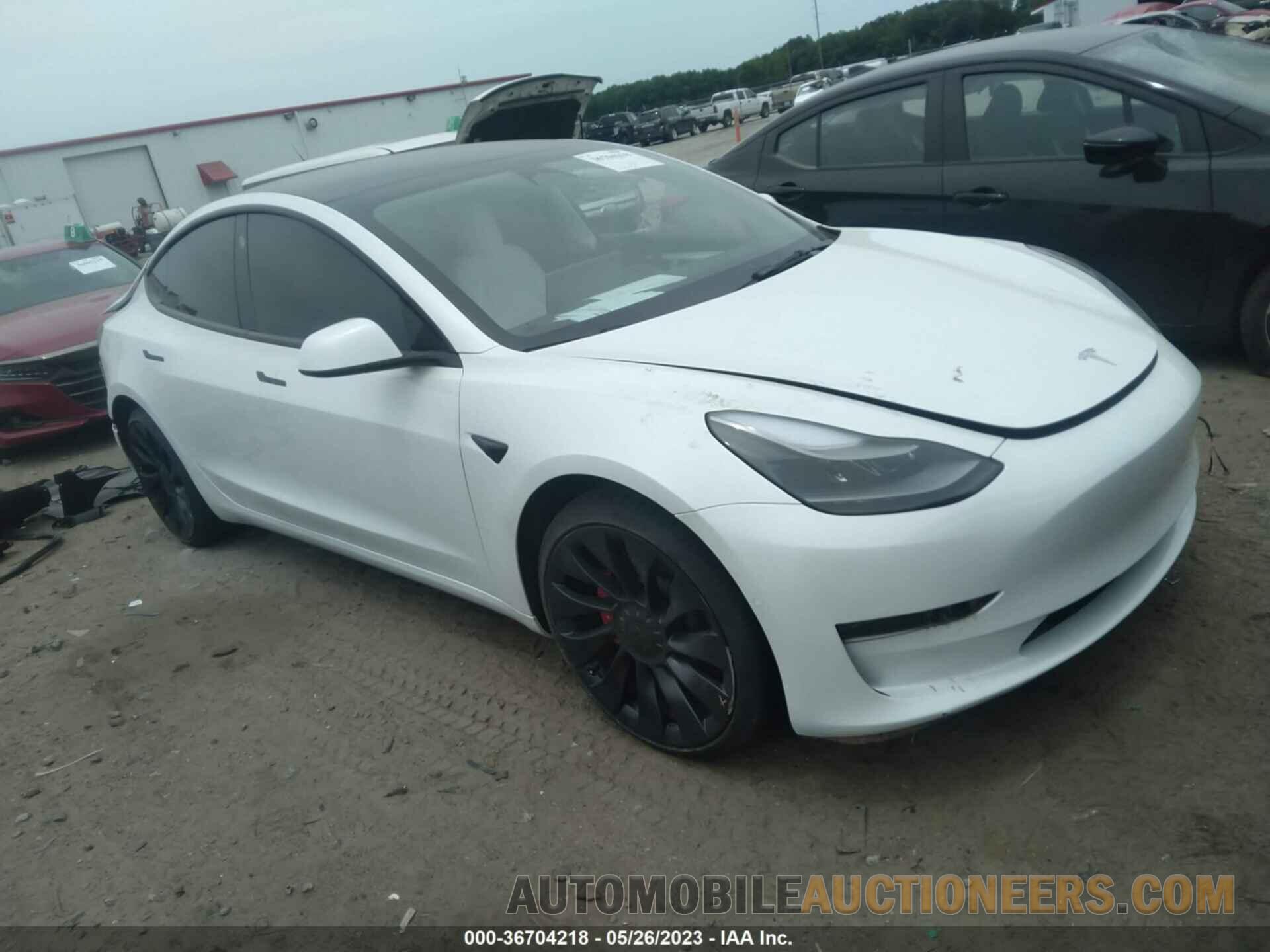 5YJ3E1EC4NF275175 TESLA MODEL 3 2022