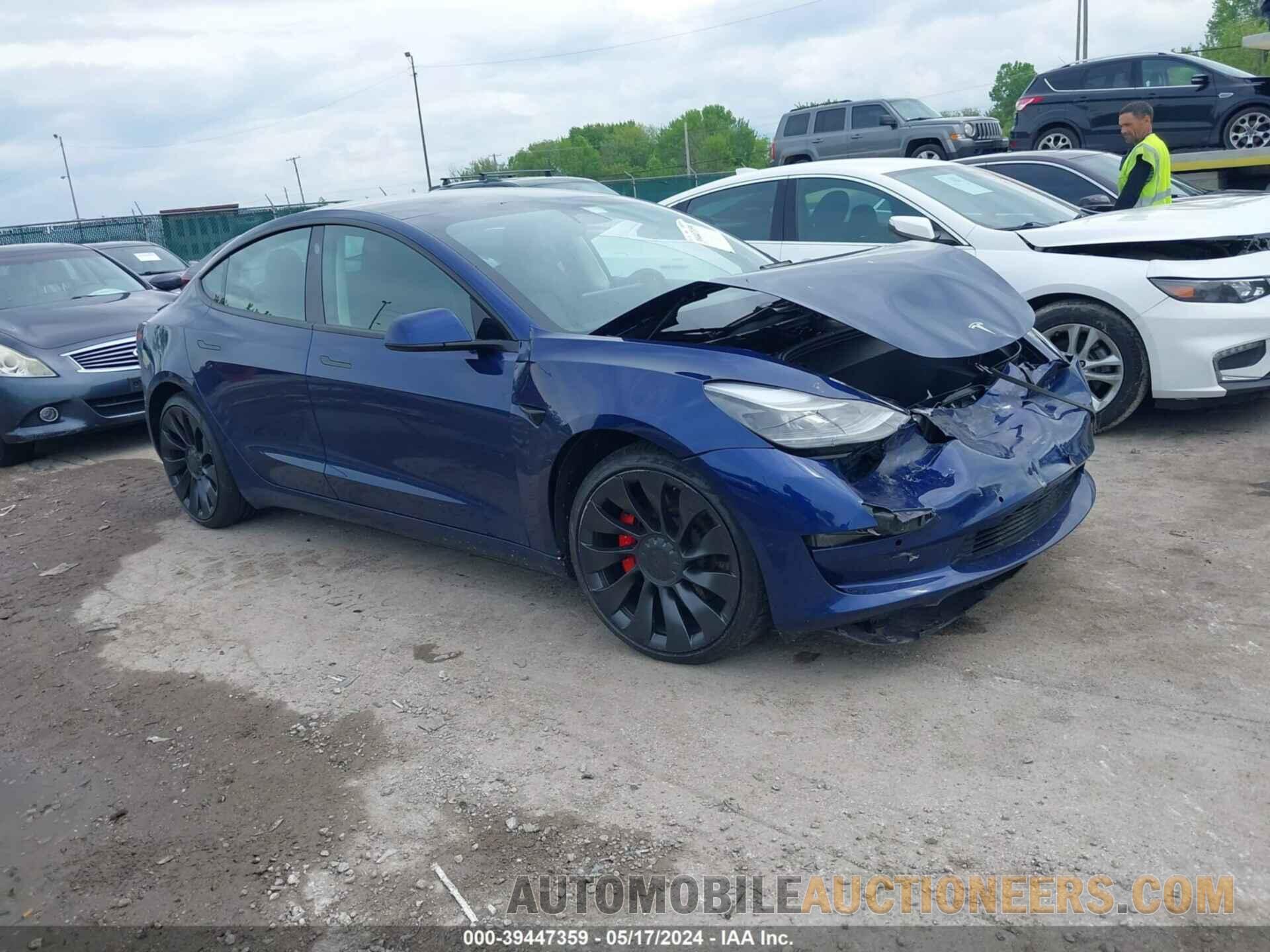 5YJ3E1EC4NF330840 TESLA MODEL 3 2022