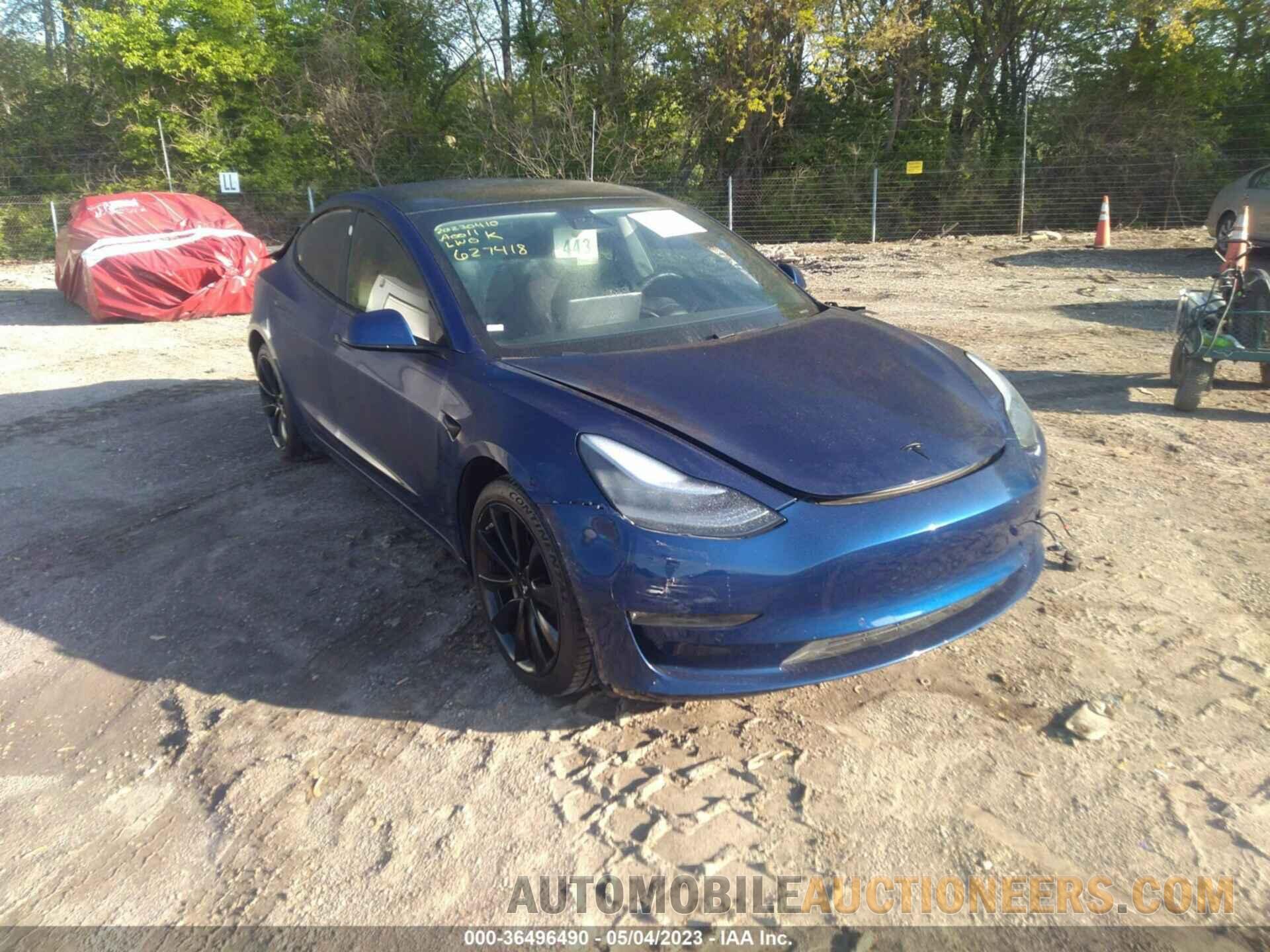 5YJ3E1EC5LF627418 TESLA MODEL 3 2020