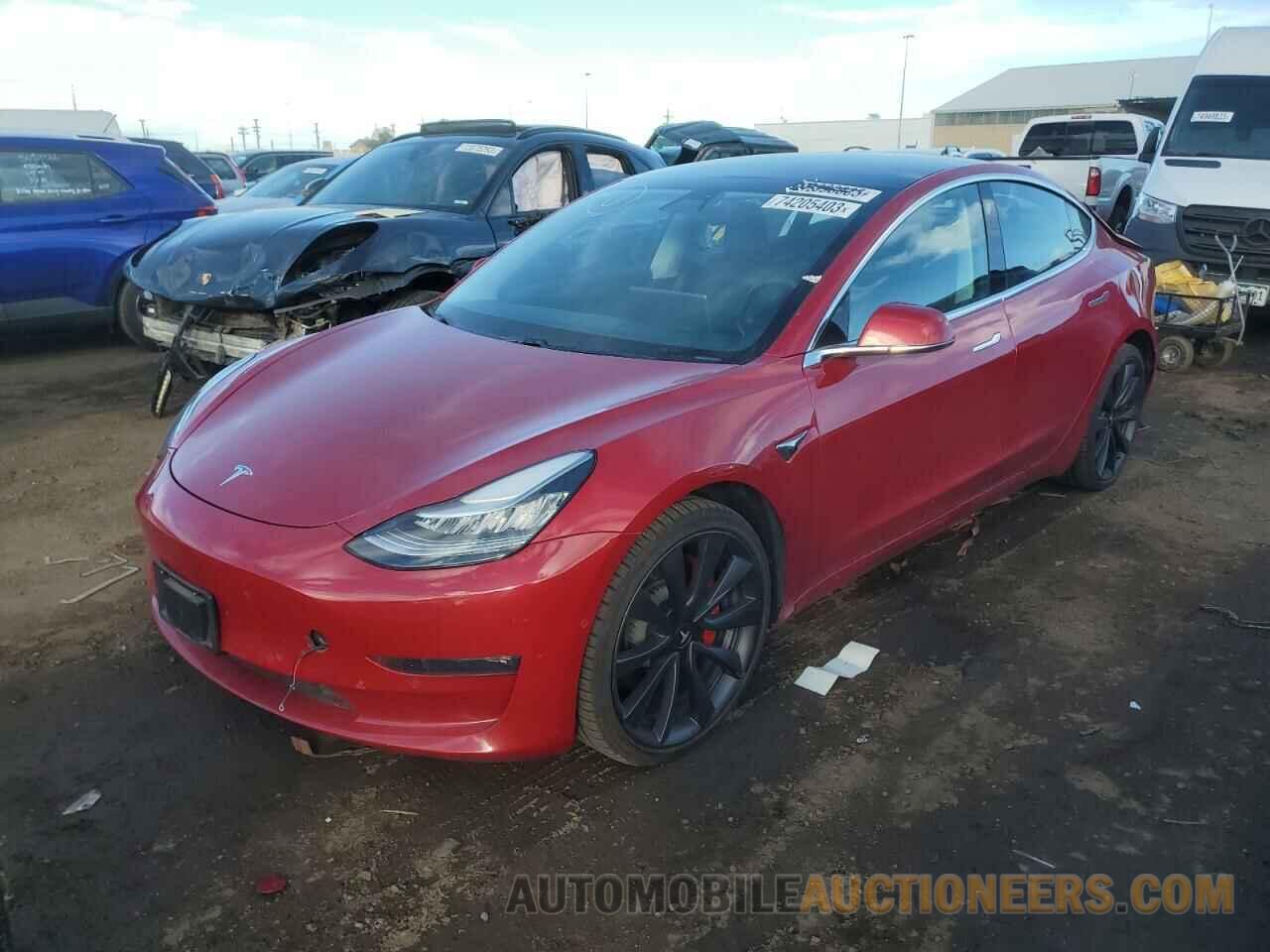 5YJ3E1EC5LF641111 TESLA MODEL 3 2020