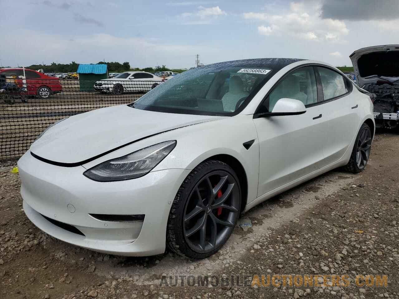 5YJ3E1EC5LF792059 TESLA MODEL 3 2020