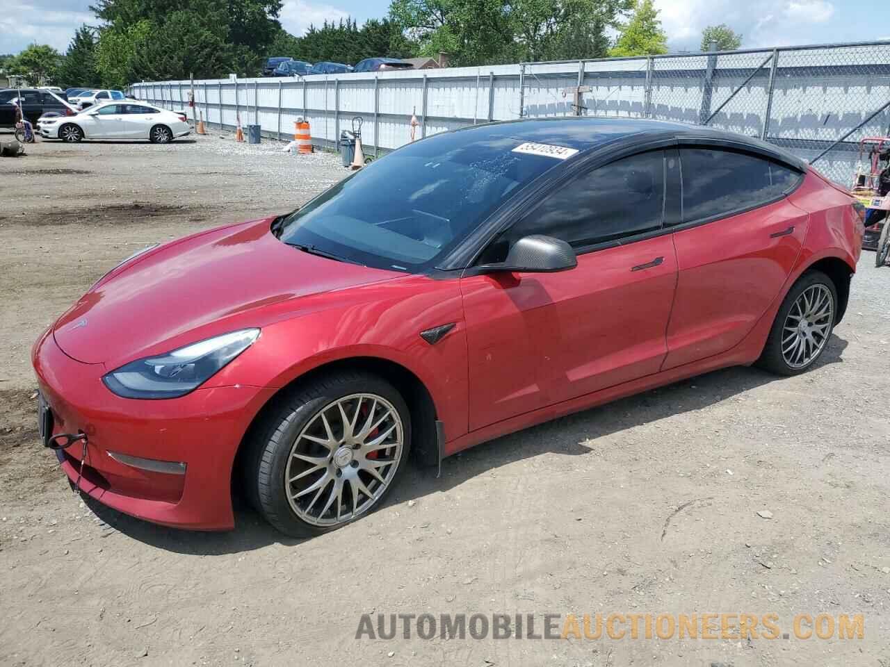 5YJ3E1EC5MF020341 TESLA MODEL 3 2021