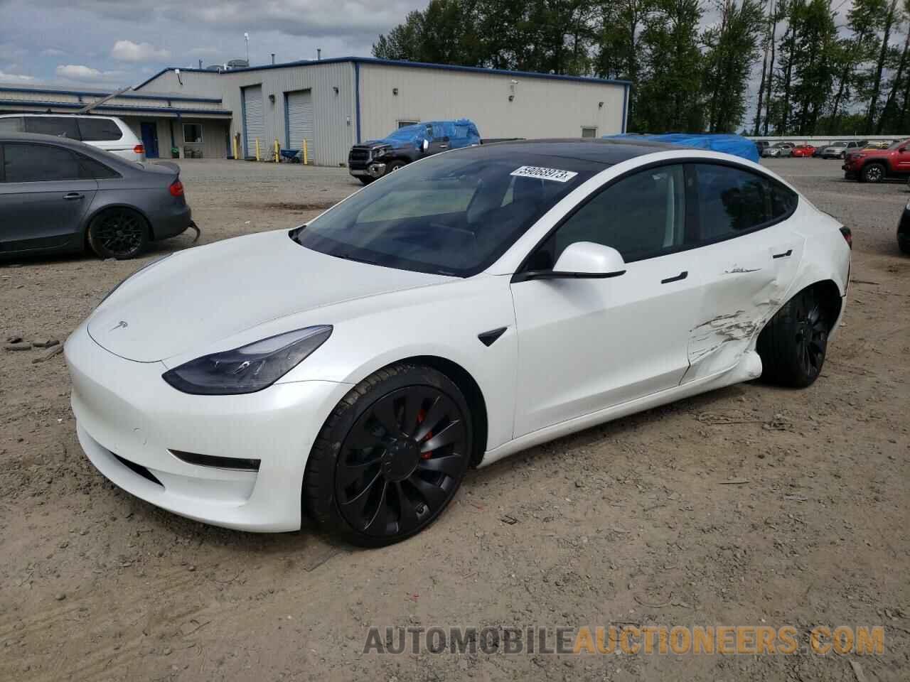 5YJ3E1EC5MF064808 TESLA MODEL 3 2021