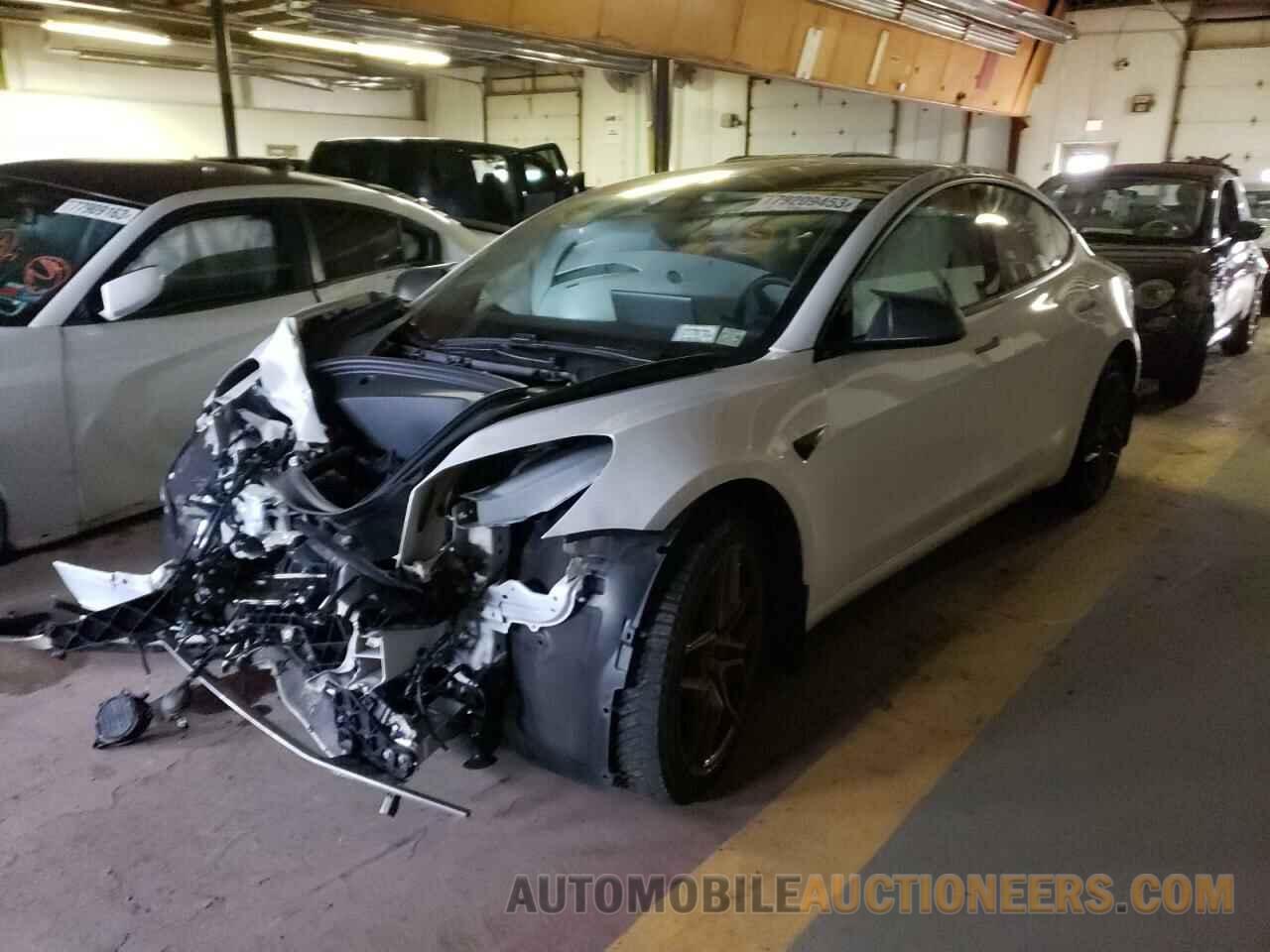 5YJ3E1EC5MF084203 TESLA MODEL 3 2021