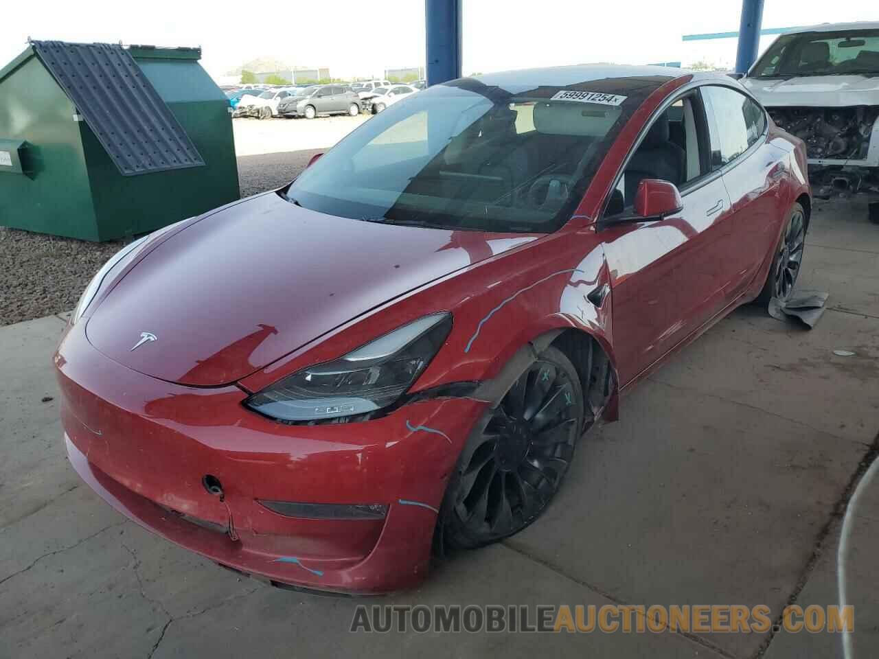 5YJ3E1EC5NF112289 TESLA MODEL 3 2022