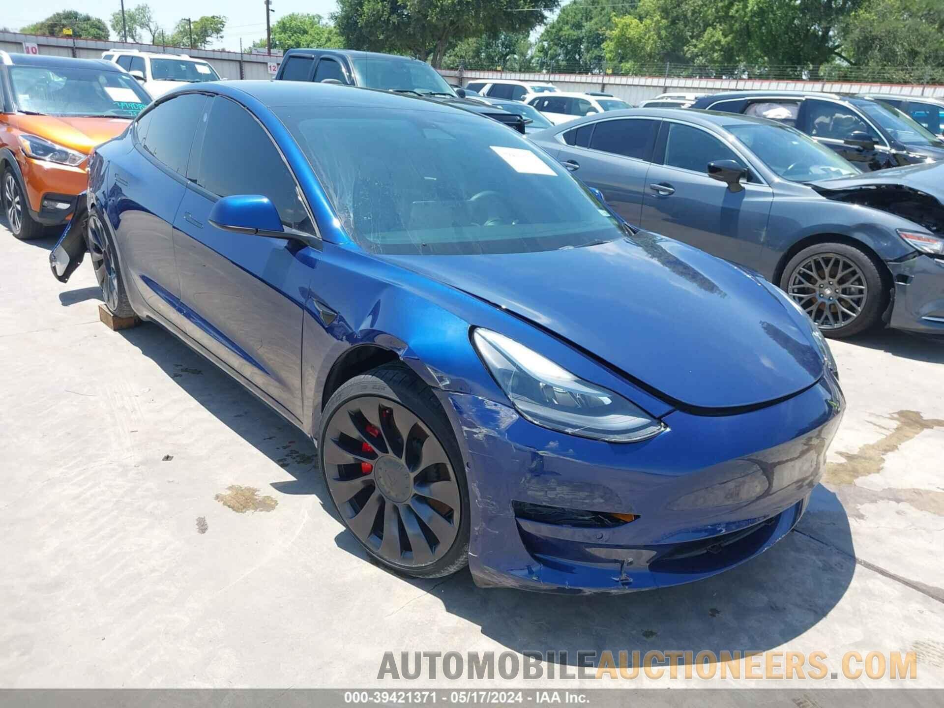 5YJ3E1EC5NF152890 TESLA MODEL 3 2022