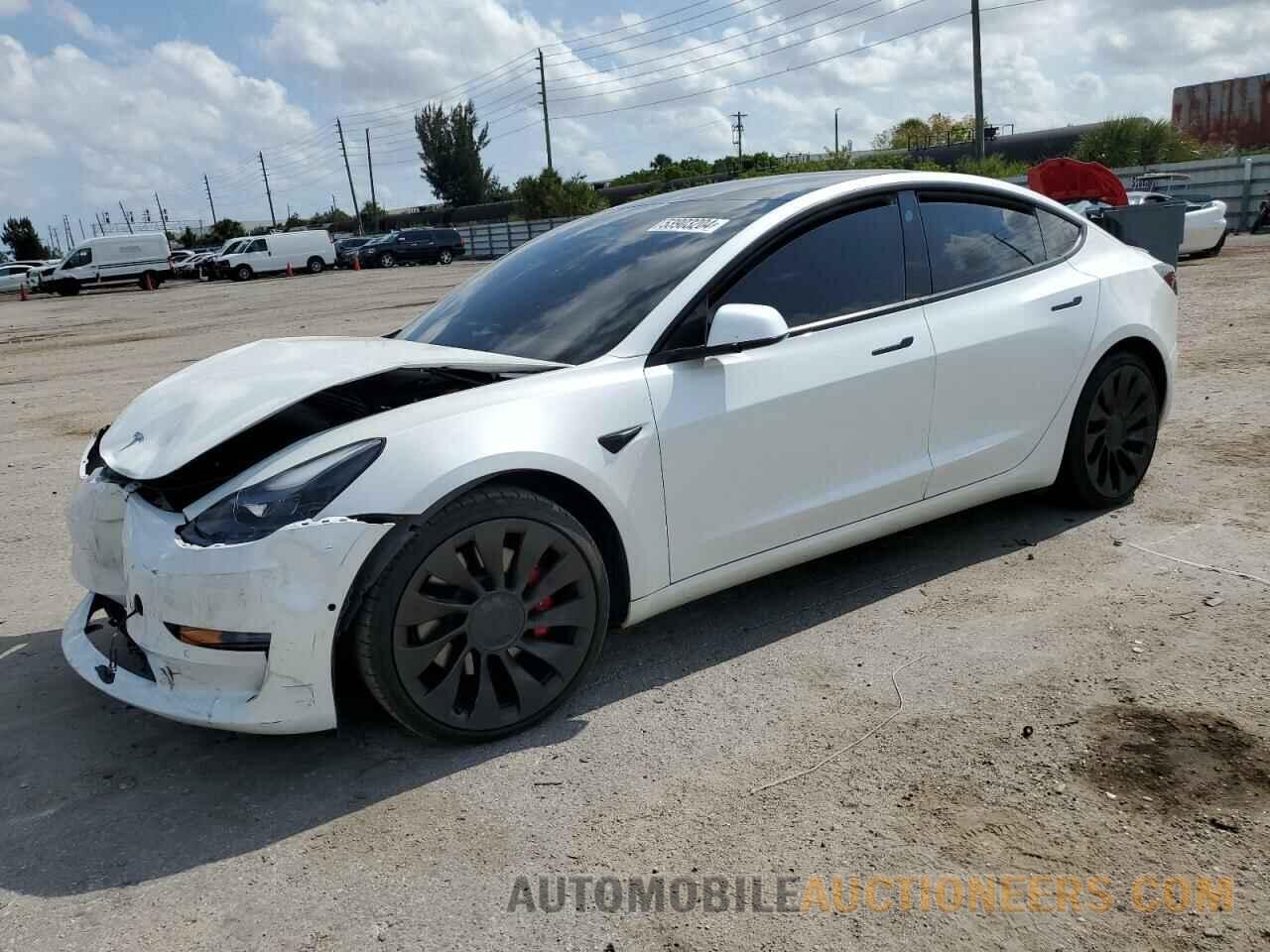 5YJ3E1EC5NF166997 TESLA MODEL 3 2022