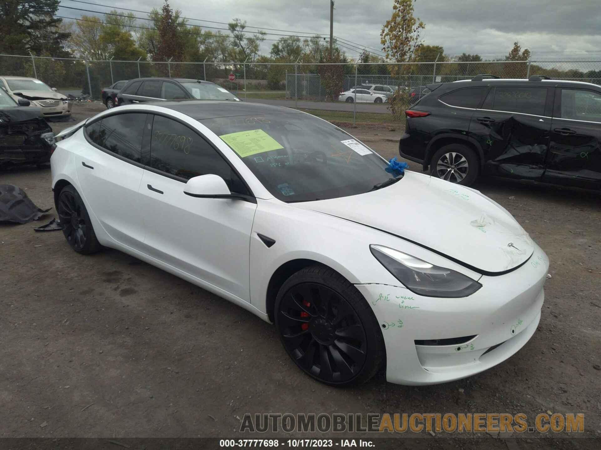 5YJ3E1EC5NF263956 TESLA MODEL 3 2022