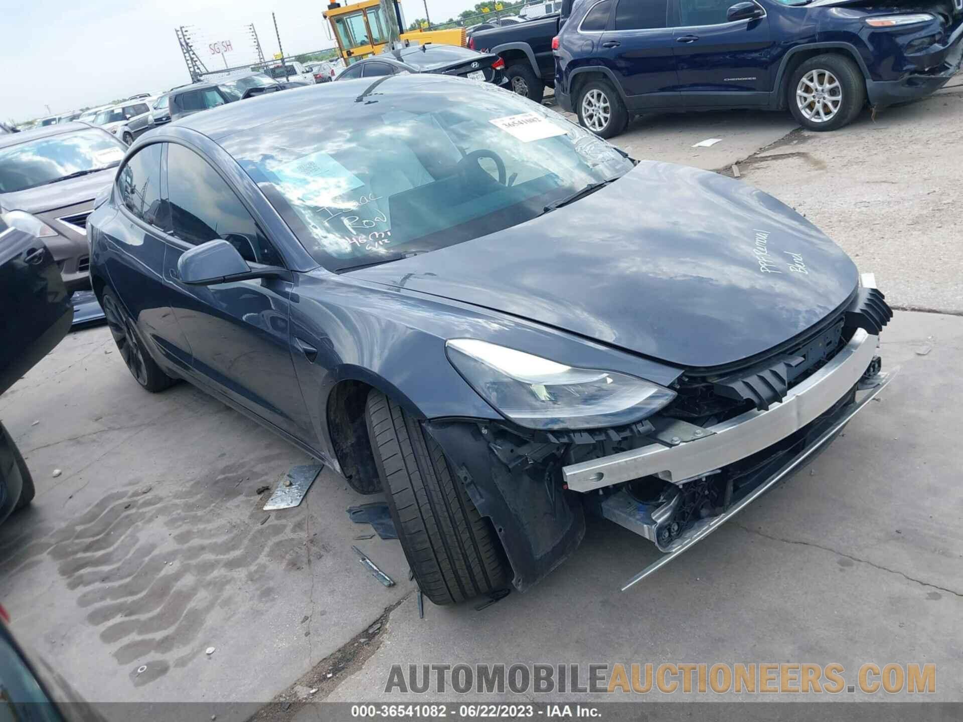 5YJ3E1EC5NF297685 TESLA MODEL 3 2022