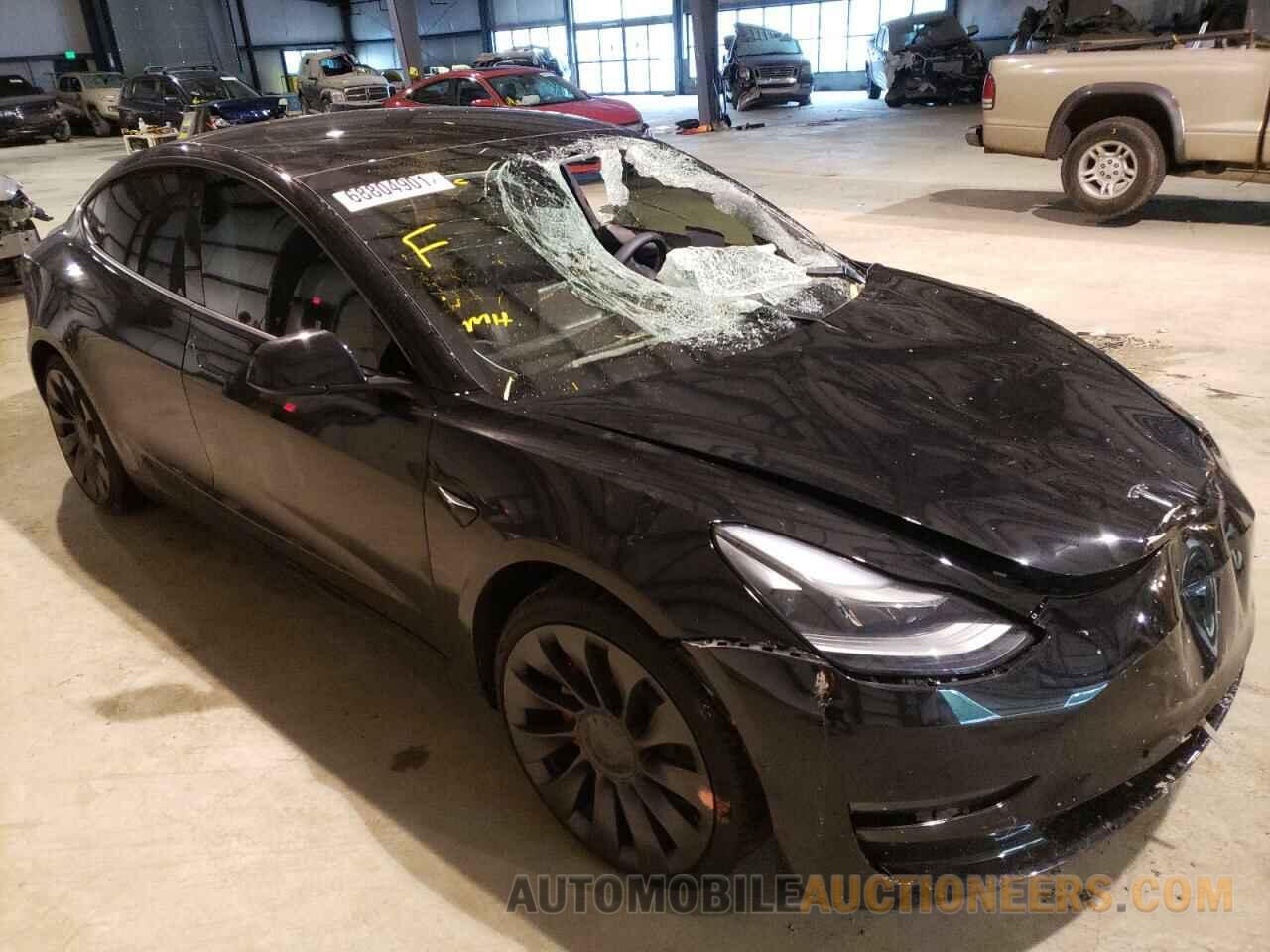 5YJ3E1EC6MF001619 TESLA MODEL 3 2021