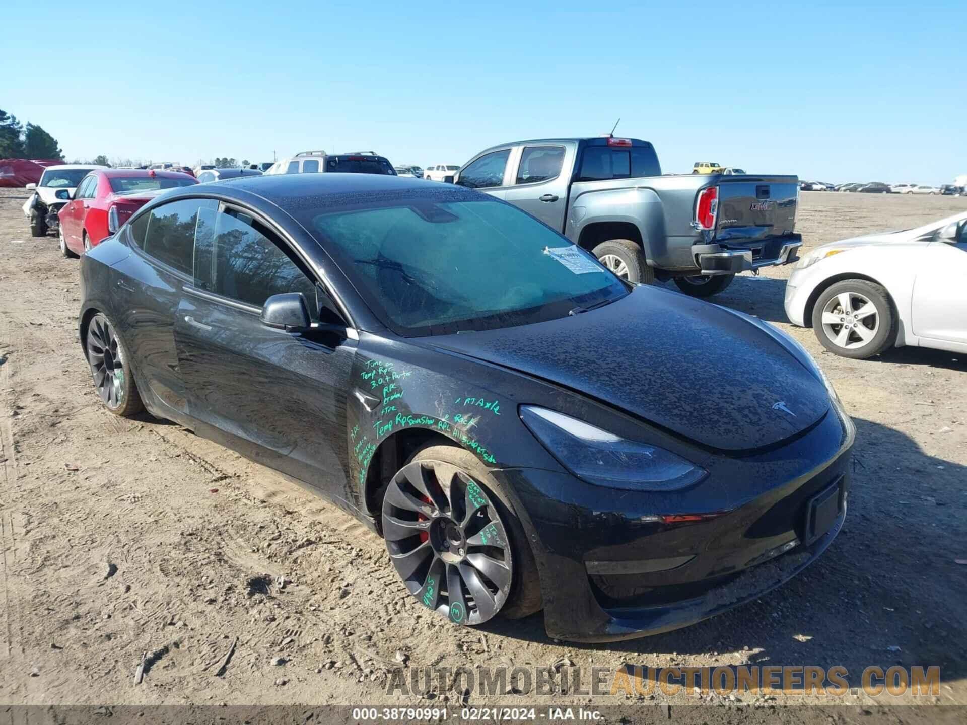 5YJ3E1EC6MF984690 TESLA MODEL 3 2021