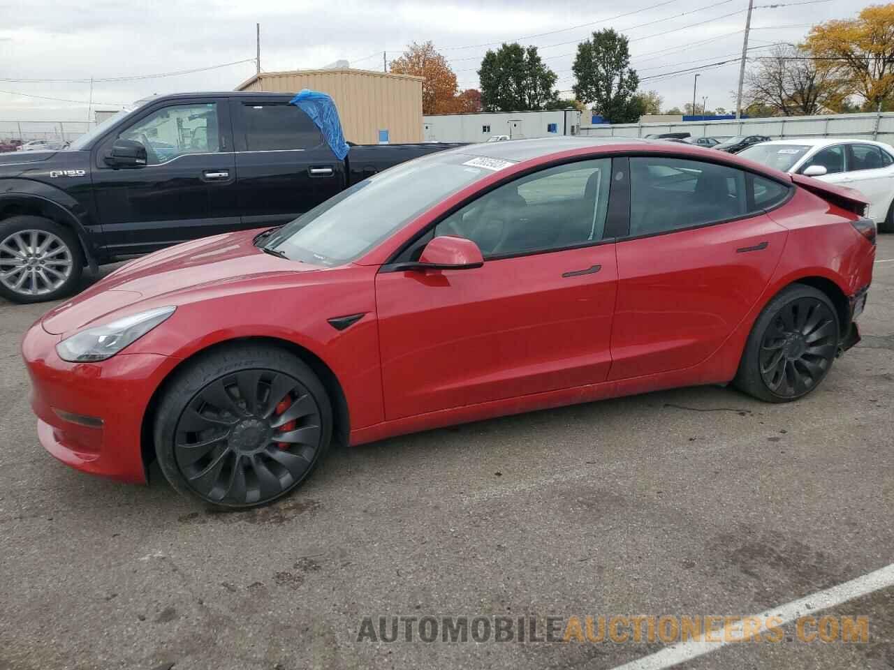 5YJ3E1EC6NF103553 TESLA MODEL 3 2022