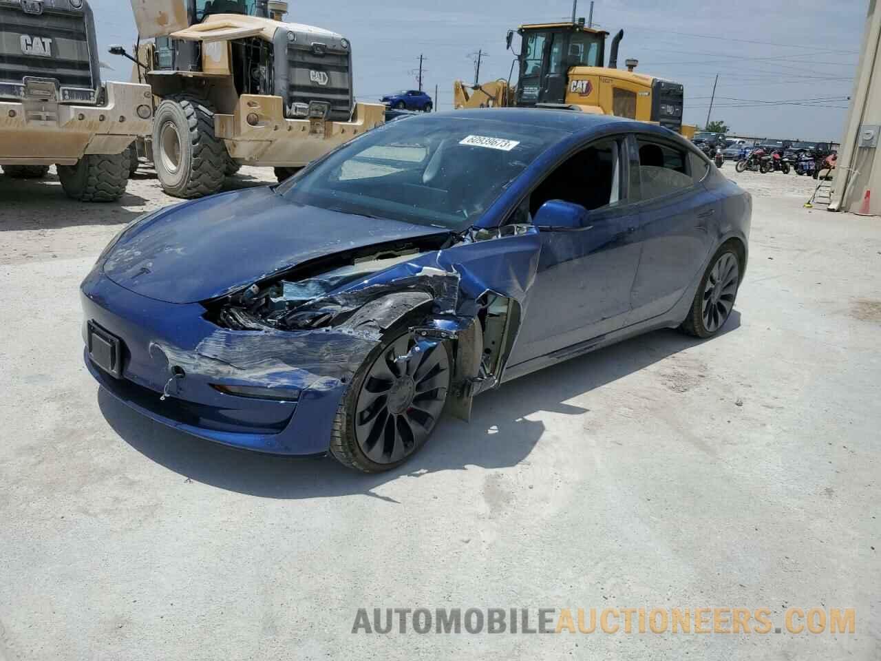 5YJ3E1EC6NF110082 TESLA MODEL 3 2022