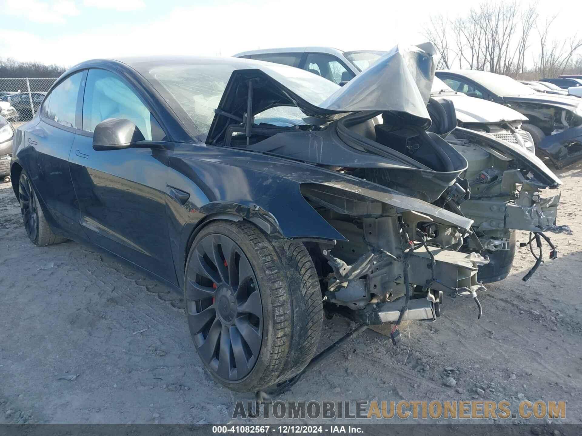 5YJ3E1EC6NF112642 TESLA MODEL 3 2022