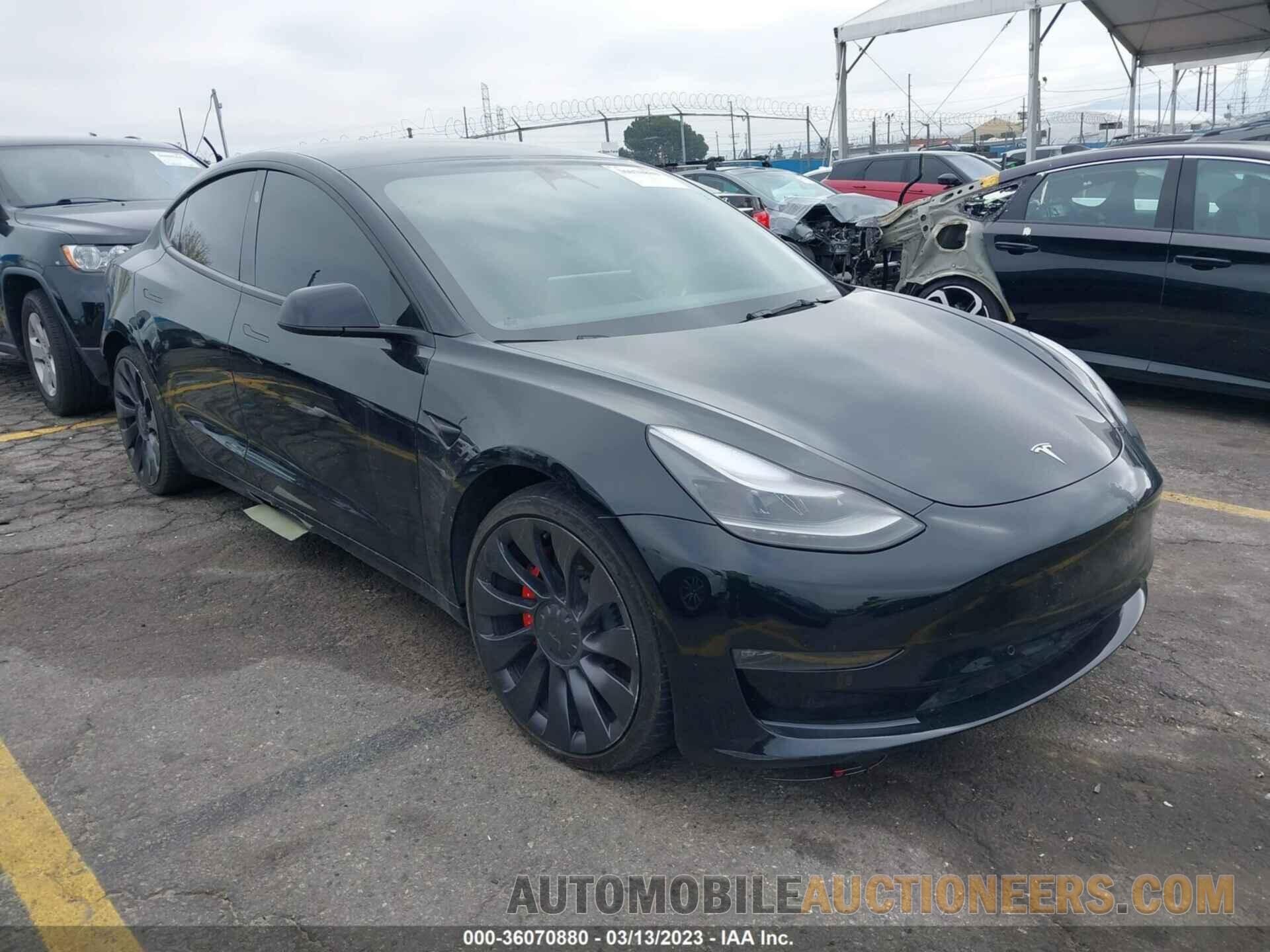 5YJ3E1EC6NF177622 TESLA MODEL 3 2022