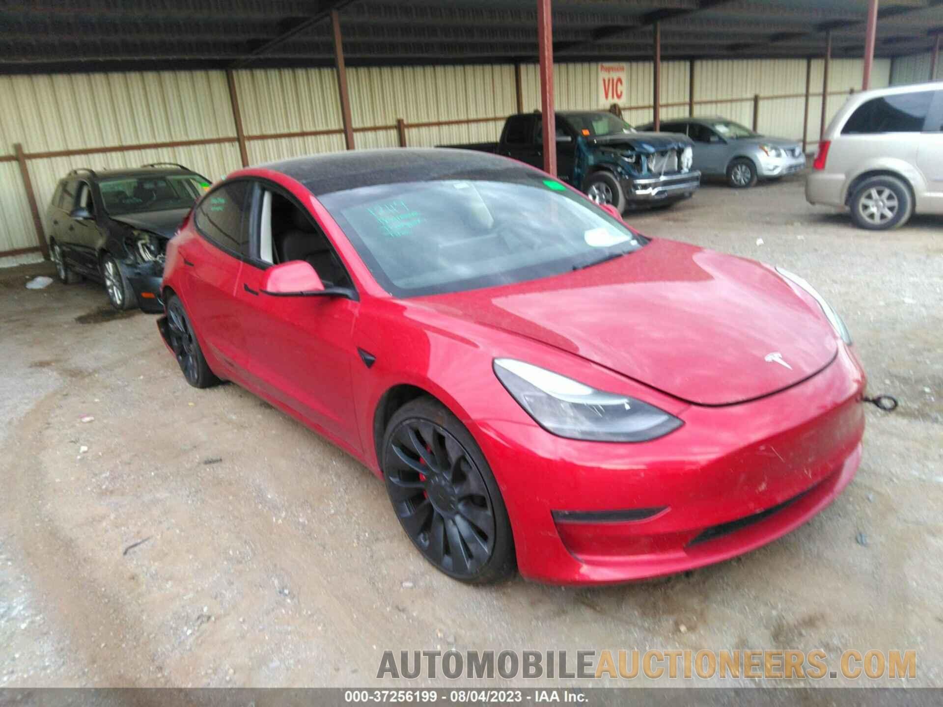 5YJ3E1EC6NF182531 TESLA MODEL 3 2022