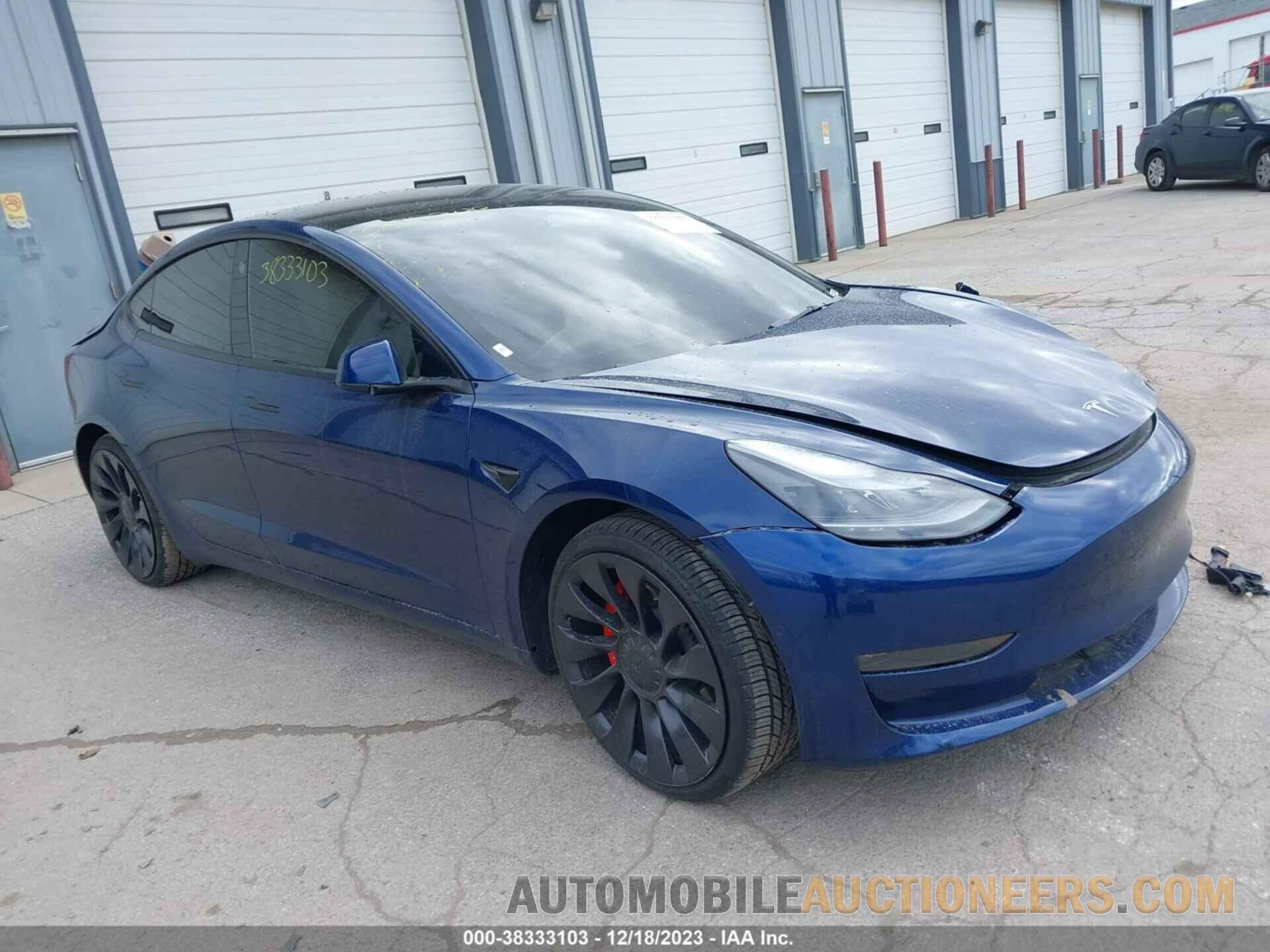 5YJ3E1EC6NF236829 TESLA MODEL 3 2022