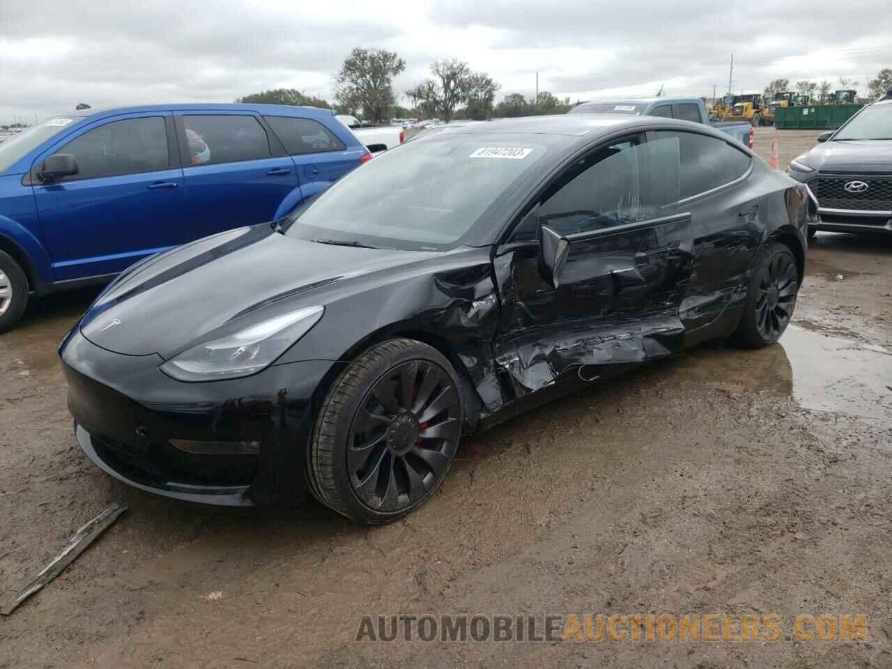 5YJ3E1EC6NF254277 TESLA MODEL 3 2022