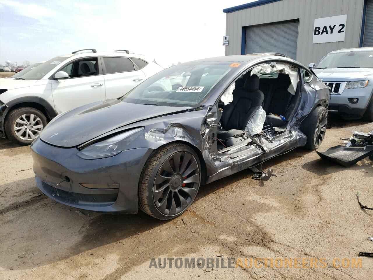 5YJ3E1EC6NF264842 TESLA MODEL 3 2022