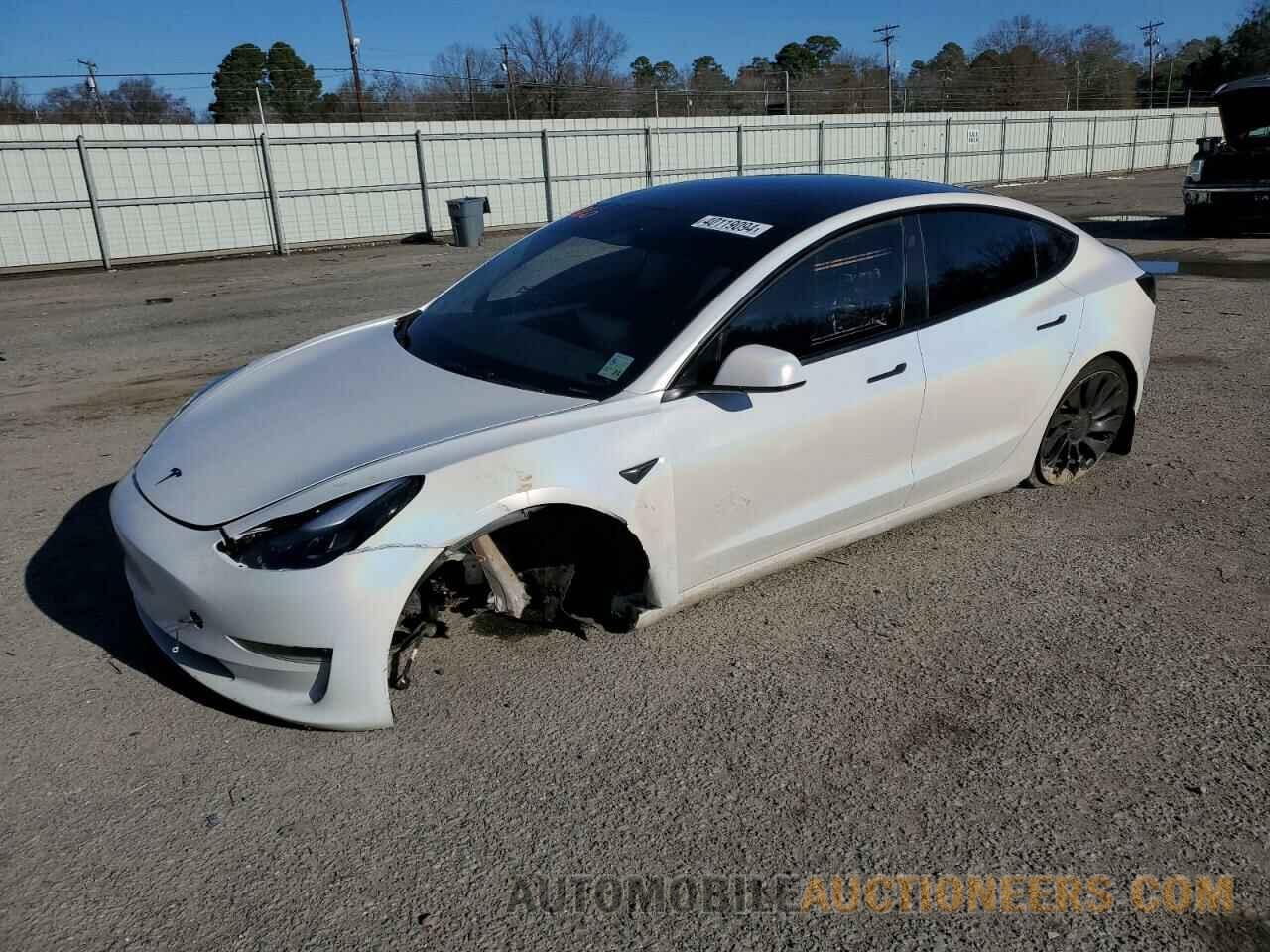 5YJ3E1EC6NF270494 TESLA MODEL 3 2022