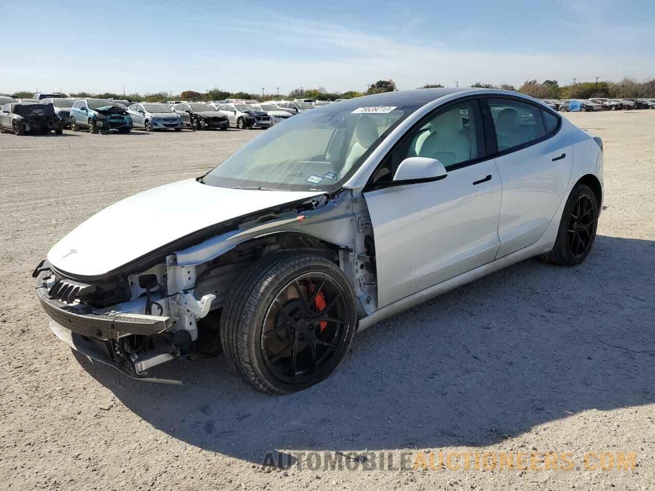 5YJ3E1EC6NF293399 TESLA MODEL 3 2022